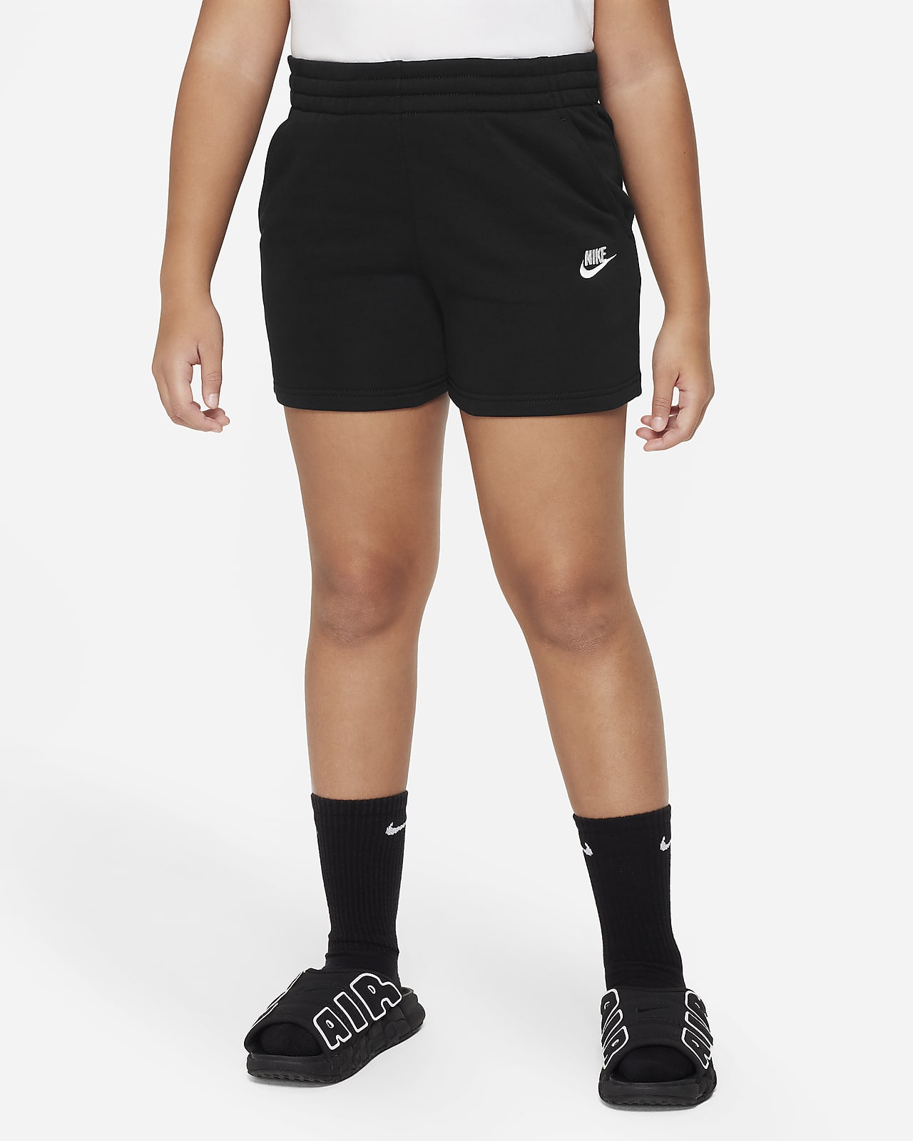 Nike Sportswear Club Big Kids' (Girls') French Terry Shorts.
