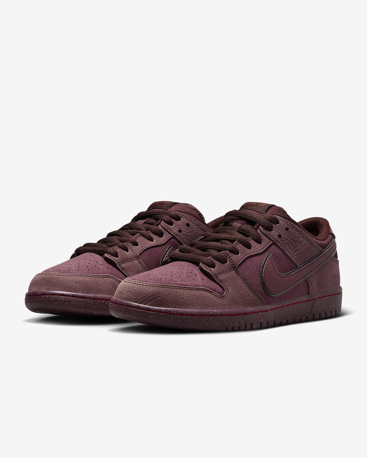 Nike sb sale shoes burgundy