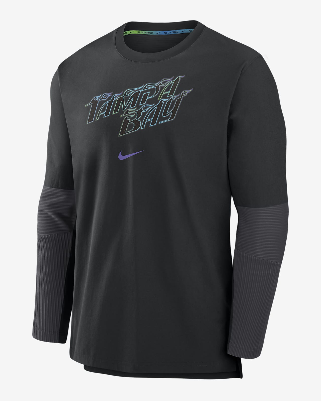Tampa Bay Rays Authentic Collection City Connect Player Men's Nike Dri-FIT MLB Pullover Jacket