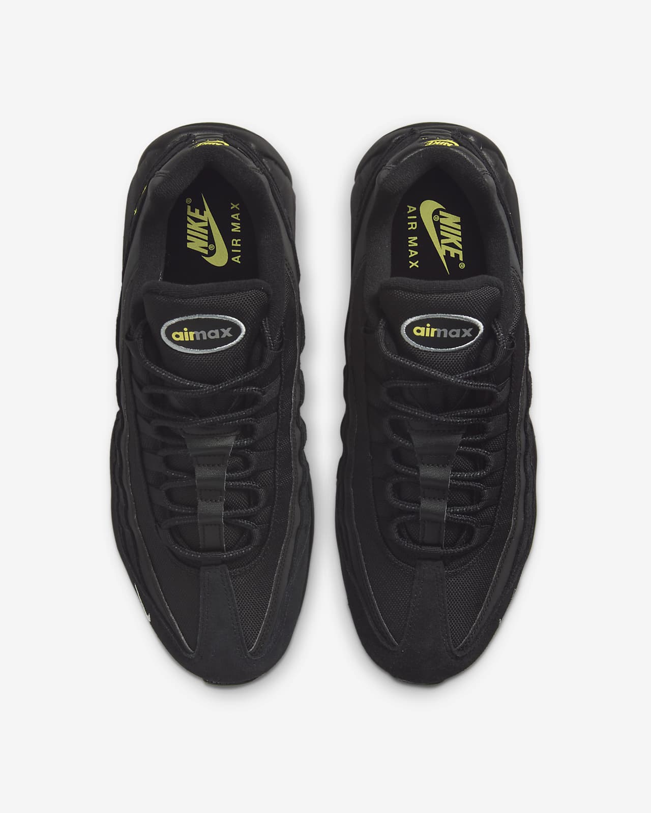 nike air max 95 black yellow white