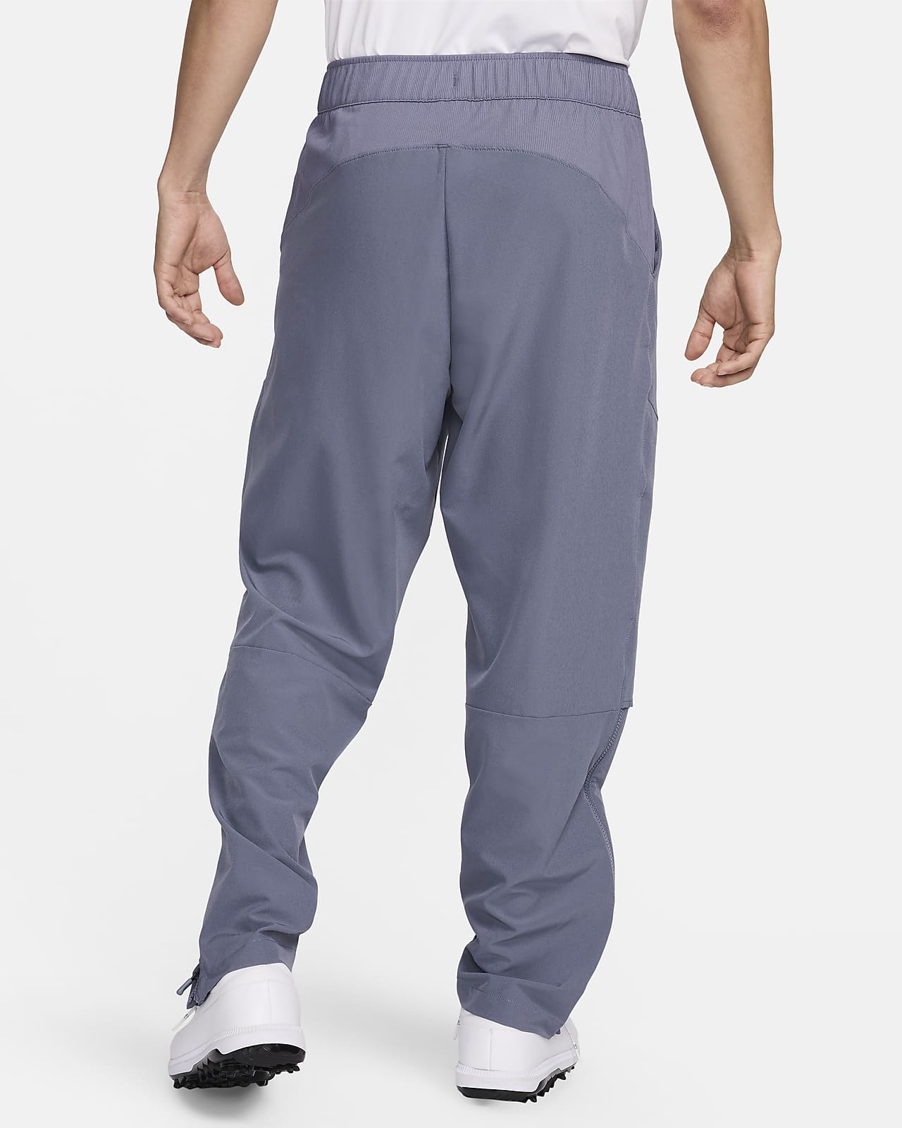 Nike Golf Dri Fit Pants Mens Size 36x30 Polyester Gray Flat Front Golfing