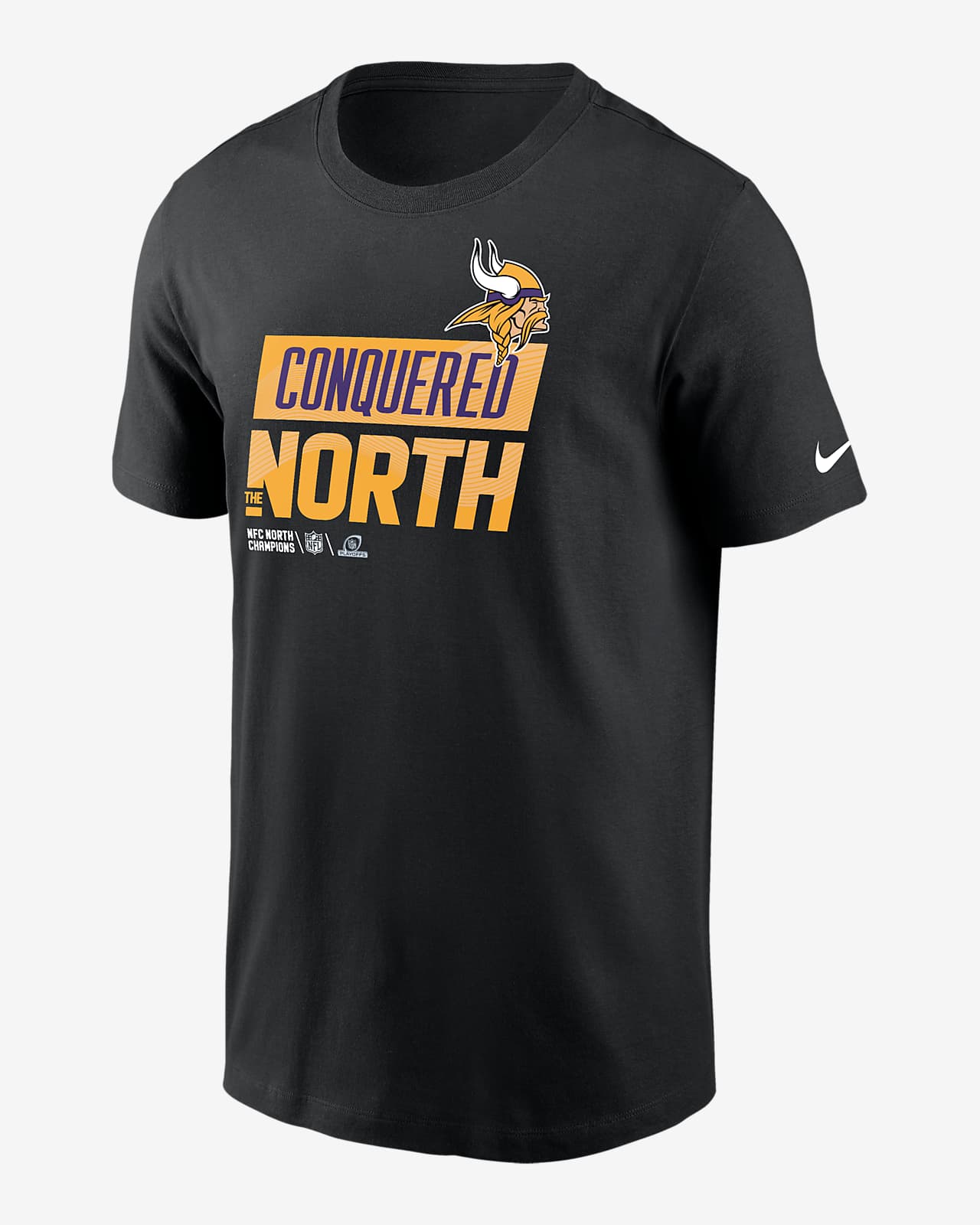 Nike 2022 NFC North Champions Trophy Collection (NFL Minnesota Vikings)  Men's T-Shirt