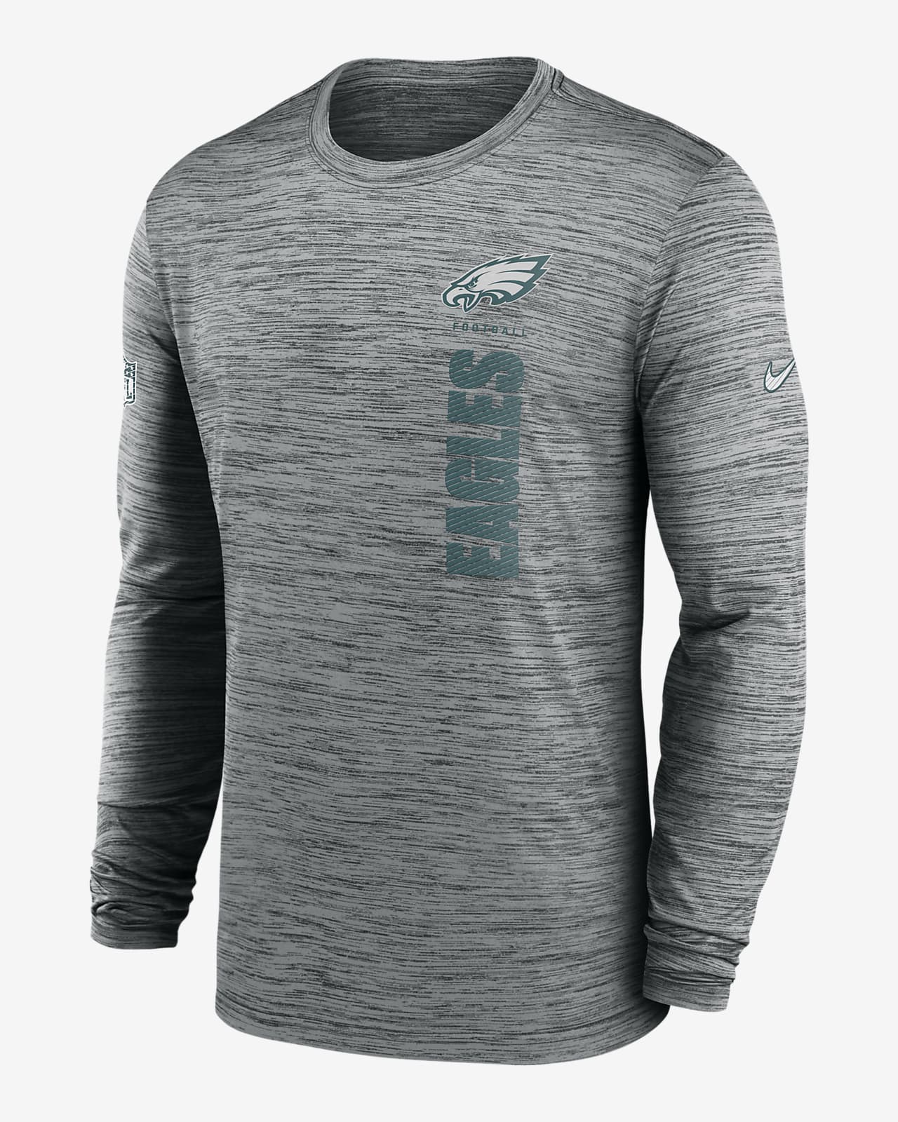 Philadelphia Eagles Sideline Velocity Men's Nike Dri-FIT NFL Long-Sleeve T-Shirt