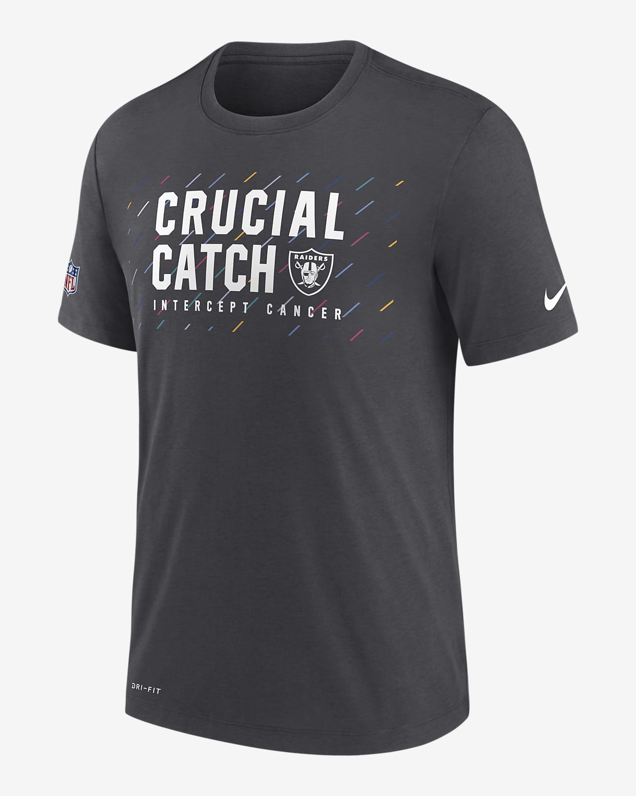 Nike Dri-FIT Crucial Catch (NFL Las Vegas Raiders) Men's T-Shirt
