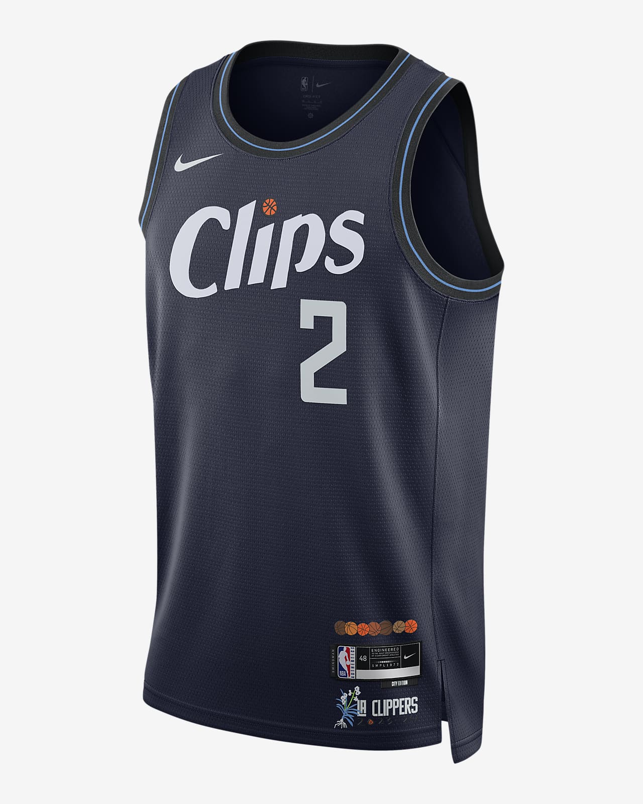 Kawhi Leonard LA Clippers City Edition 2023/24 Nike Dri-FIT NBA Swingman férfimez