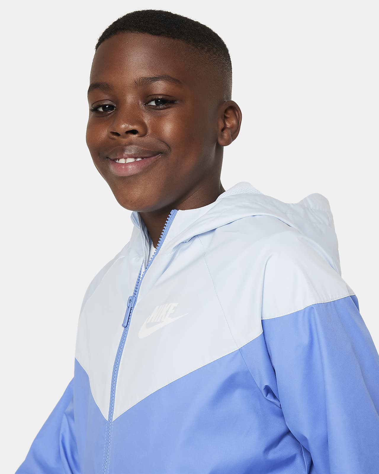 Big girls sportswear windrunner hooded jacket hot sale