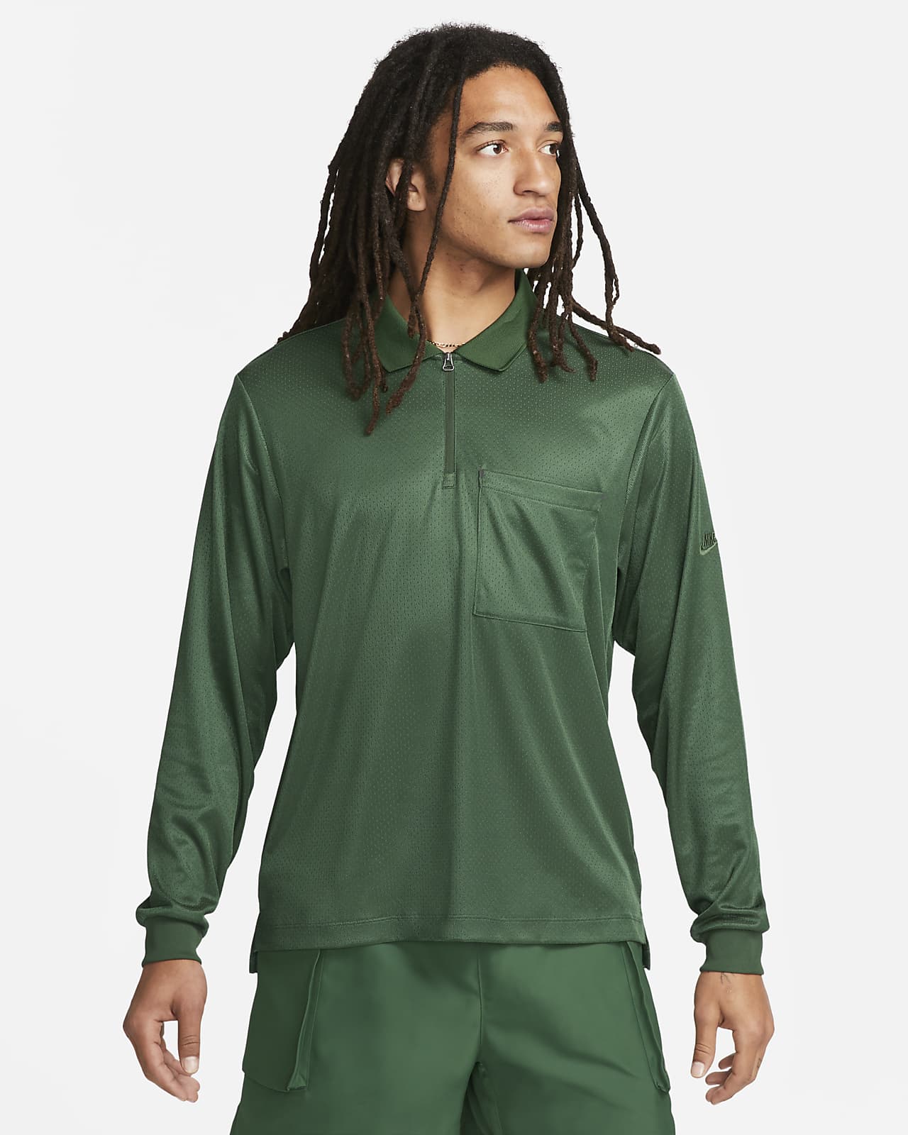 Nike Sportswear Tech Pack Men's Dri-FIT 1/2-Zip Long-Sleeve Top. Nike PT