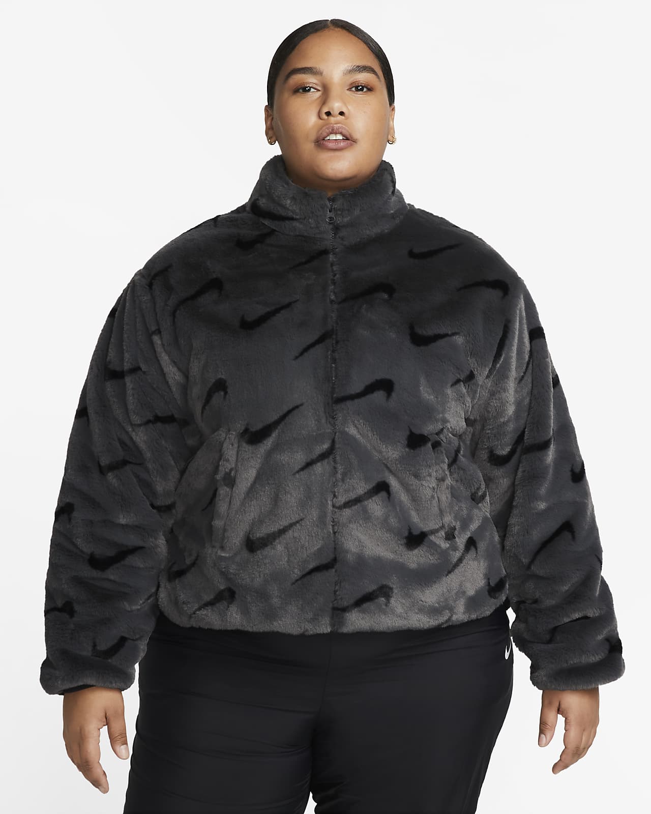 Lydighed kompliceret Forinden Nike Sportswear Women's Printed Faux Fur Jacket (Plus Size). Nike.com
