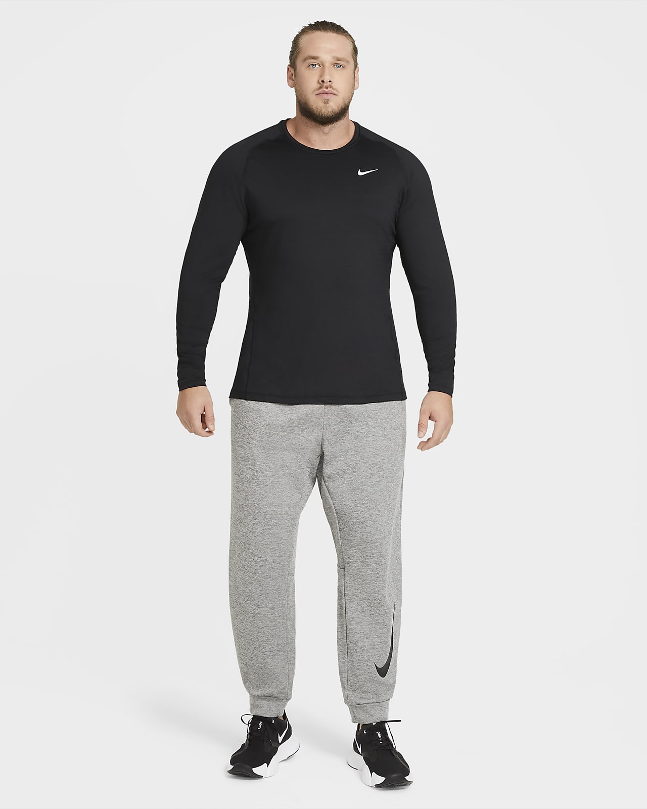 nike men's pro warm long sleeve top