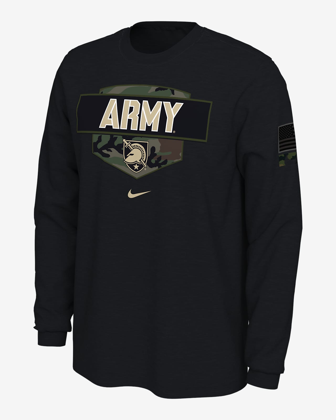 Nike College (Army) Men's Long-Sleeve T-Shirt. Nike.com