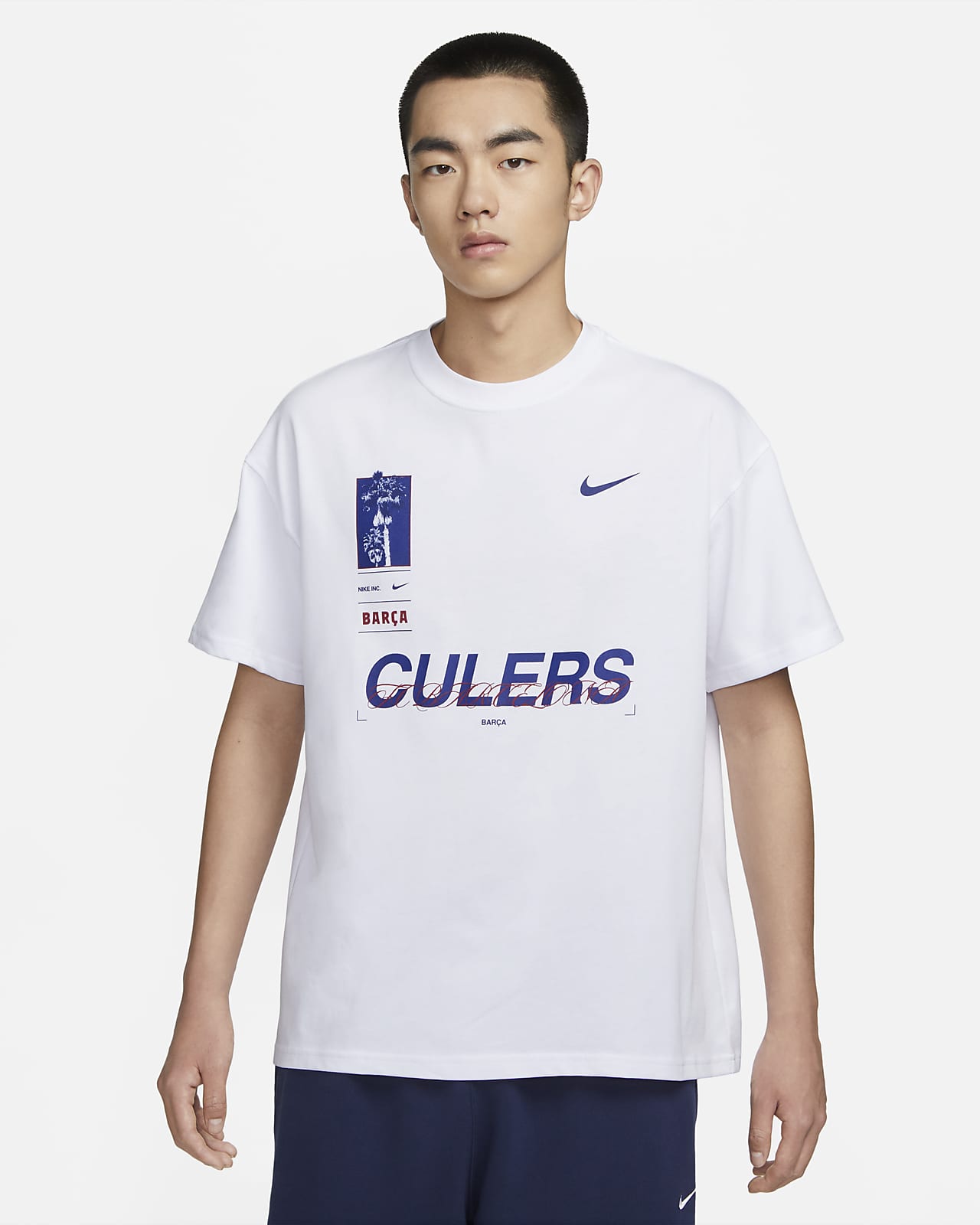 Nike Men's T-Shirt - Grey - L