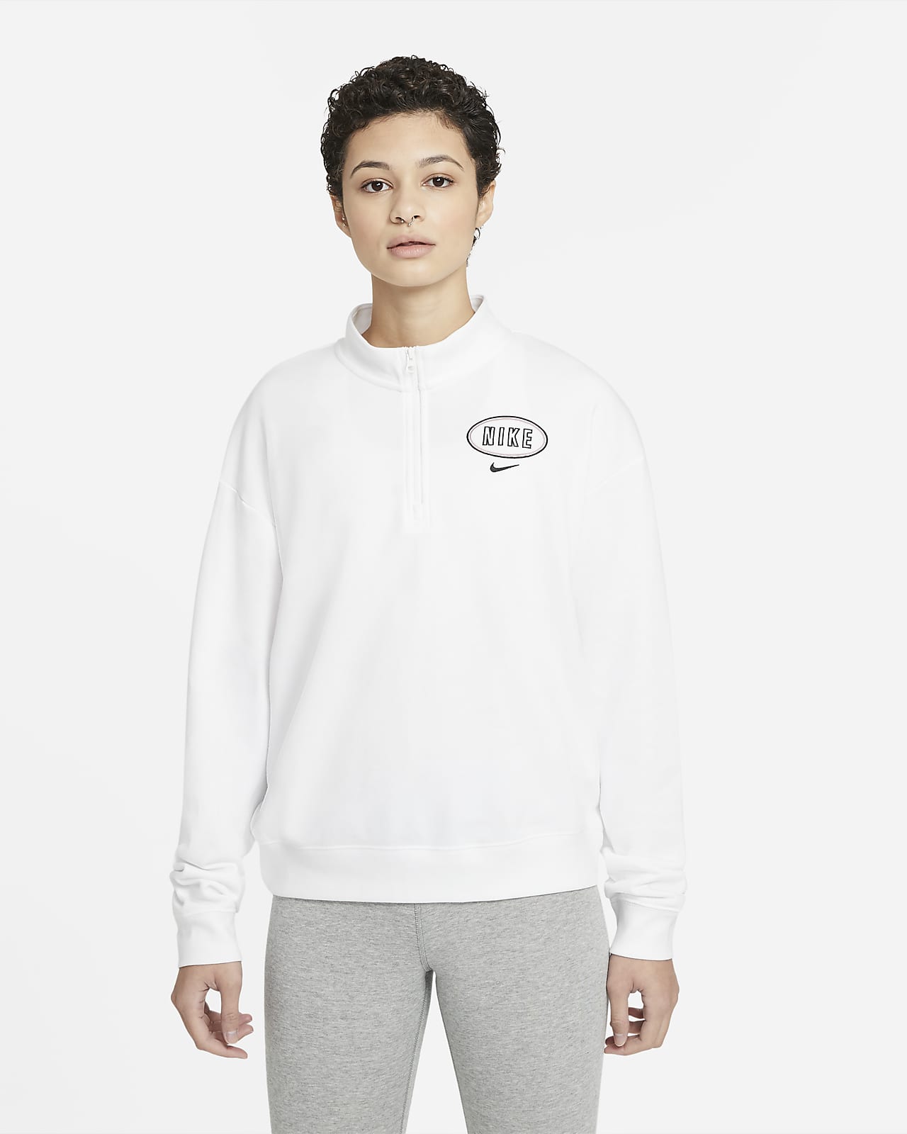 nike varsity sweatshirt dress