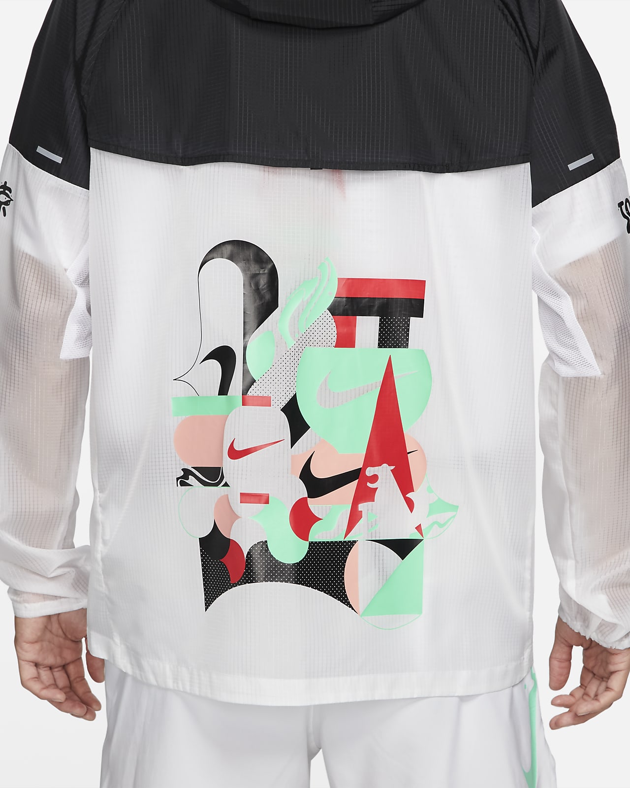 nike crew running jacket