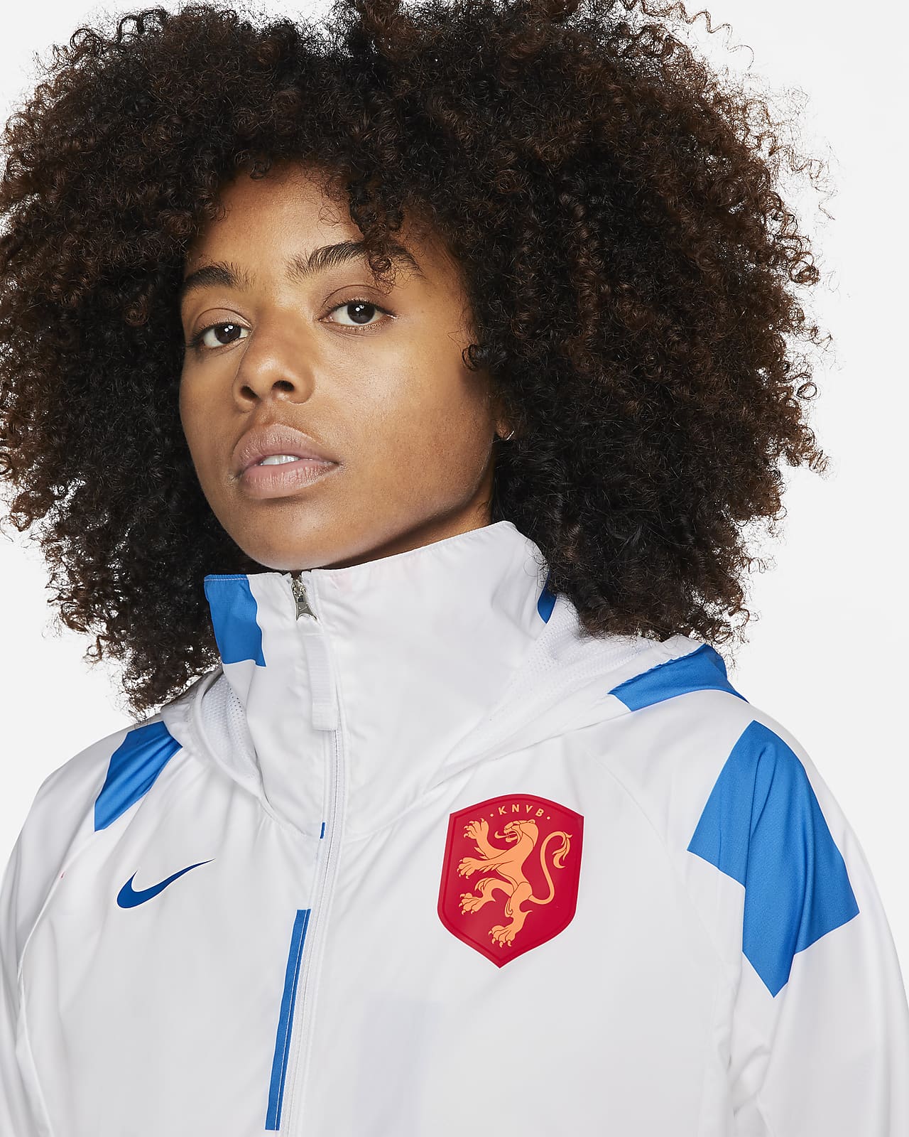 Netherlands Women's Football Jacket. Nike LU
