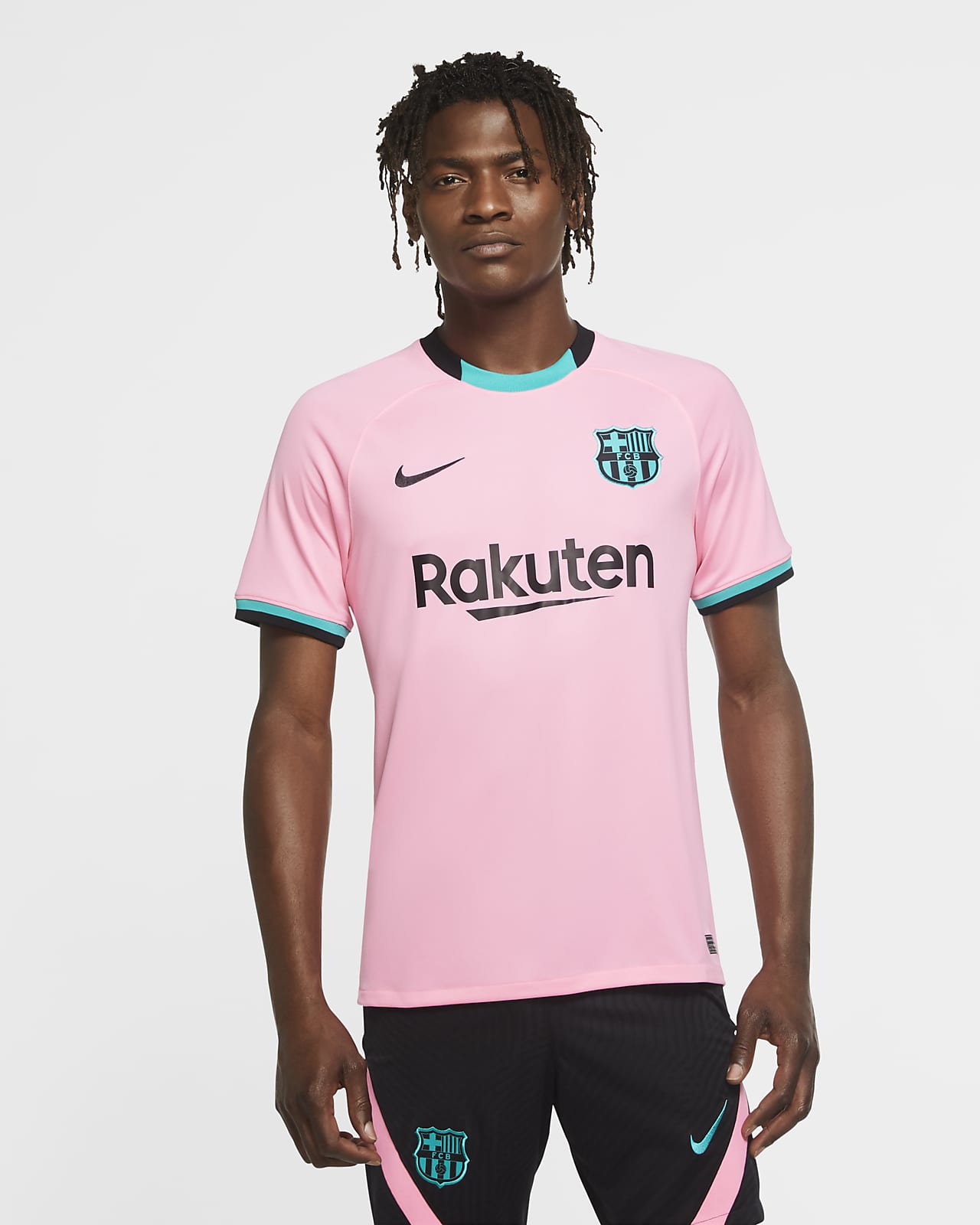 pink nike football shirt