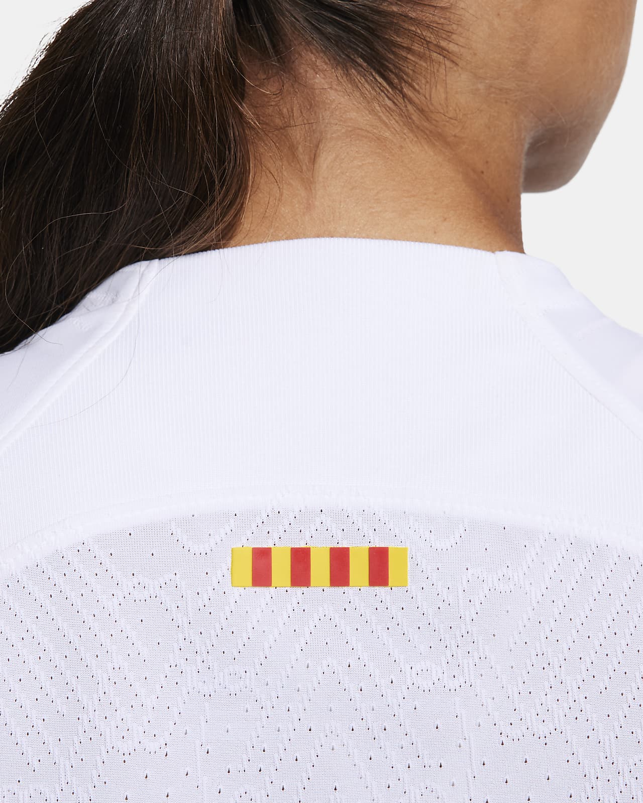 White Nike FC Barcelona Strike T-Shirt Women's