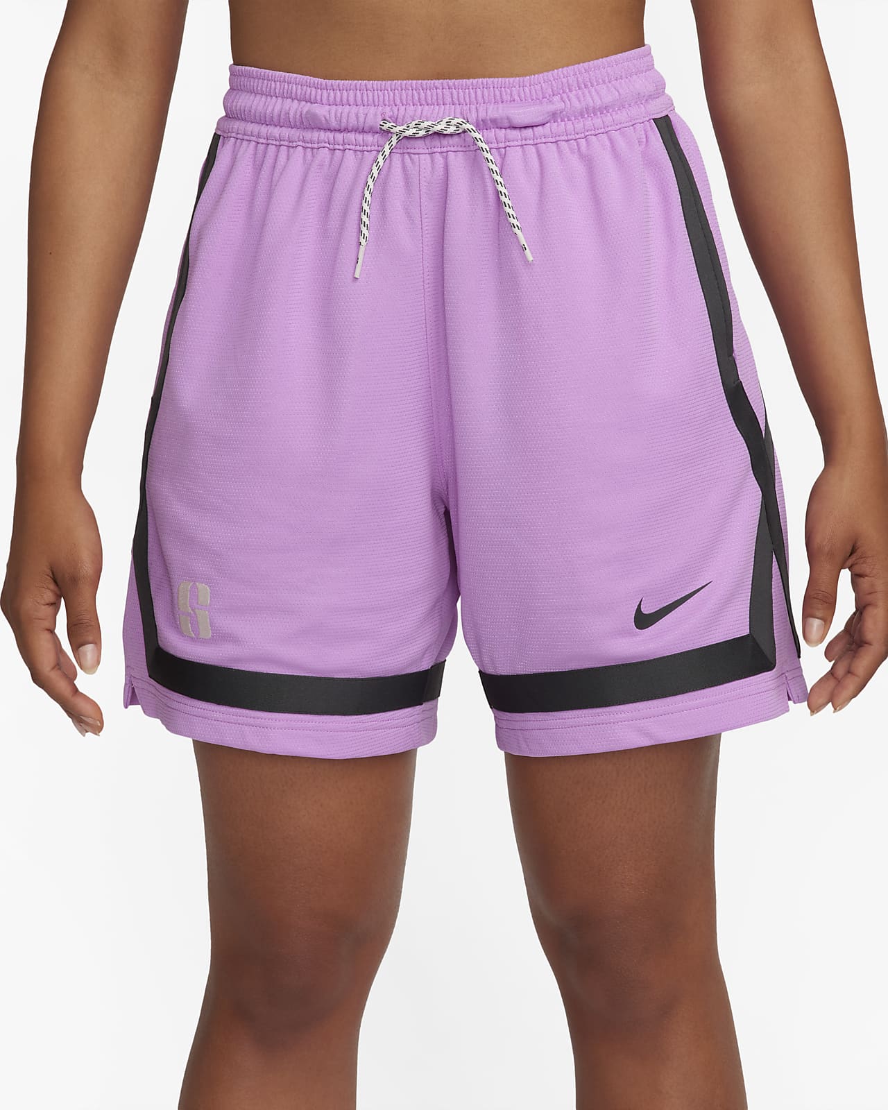 D - Lavender Mesh Basketball Short
