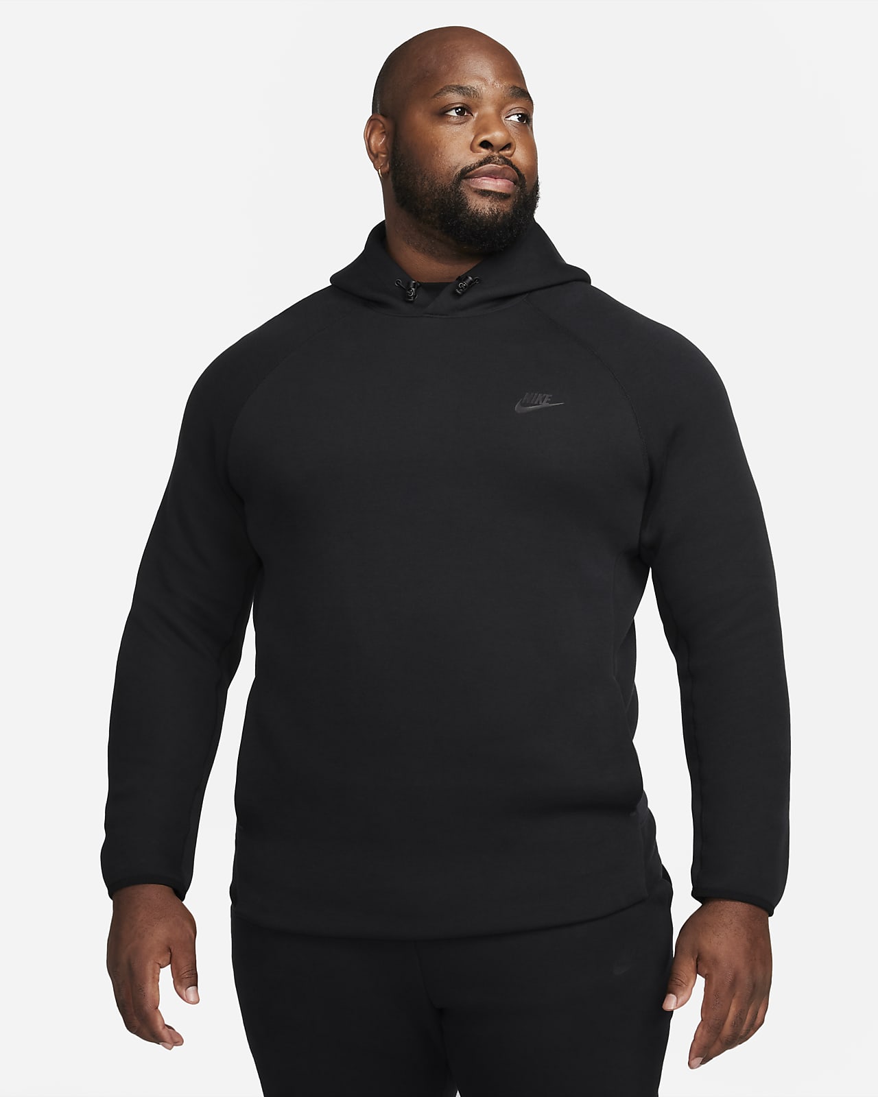 nike tech fleece small black