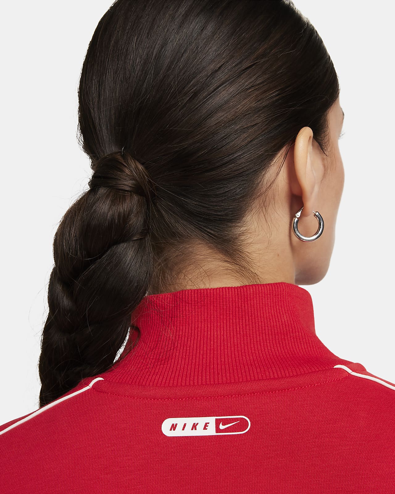 Nike fleece track top hot sale