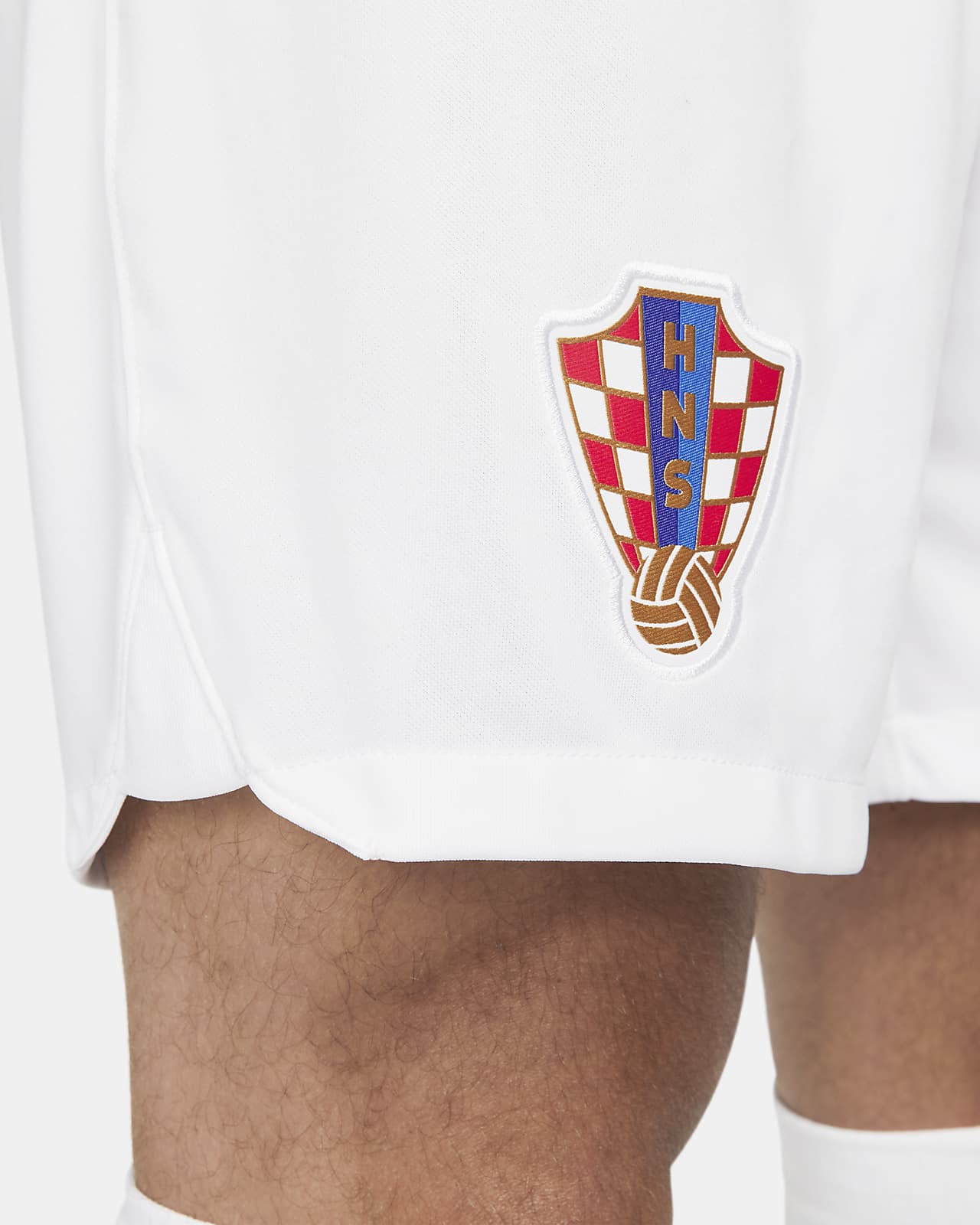 Croatia 2022/23 Stadium Home Men's Nike Dri-FIT Football Shorts. Nike IE