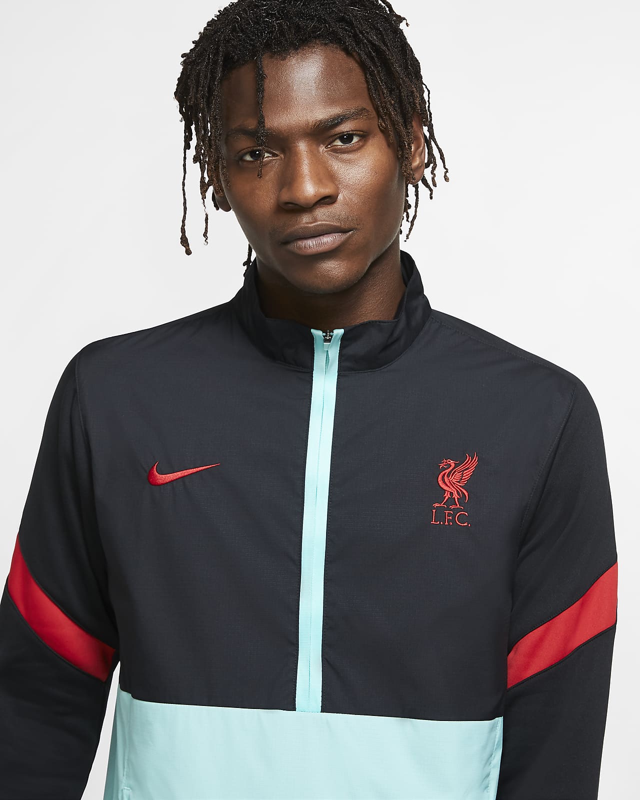nike woven track top