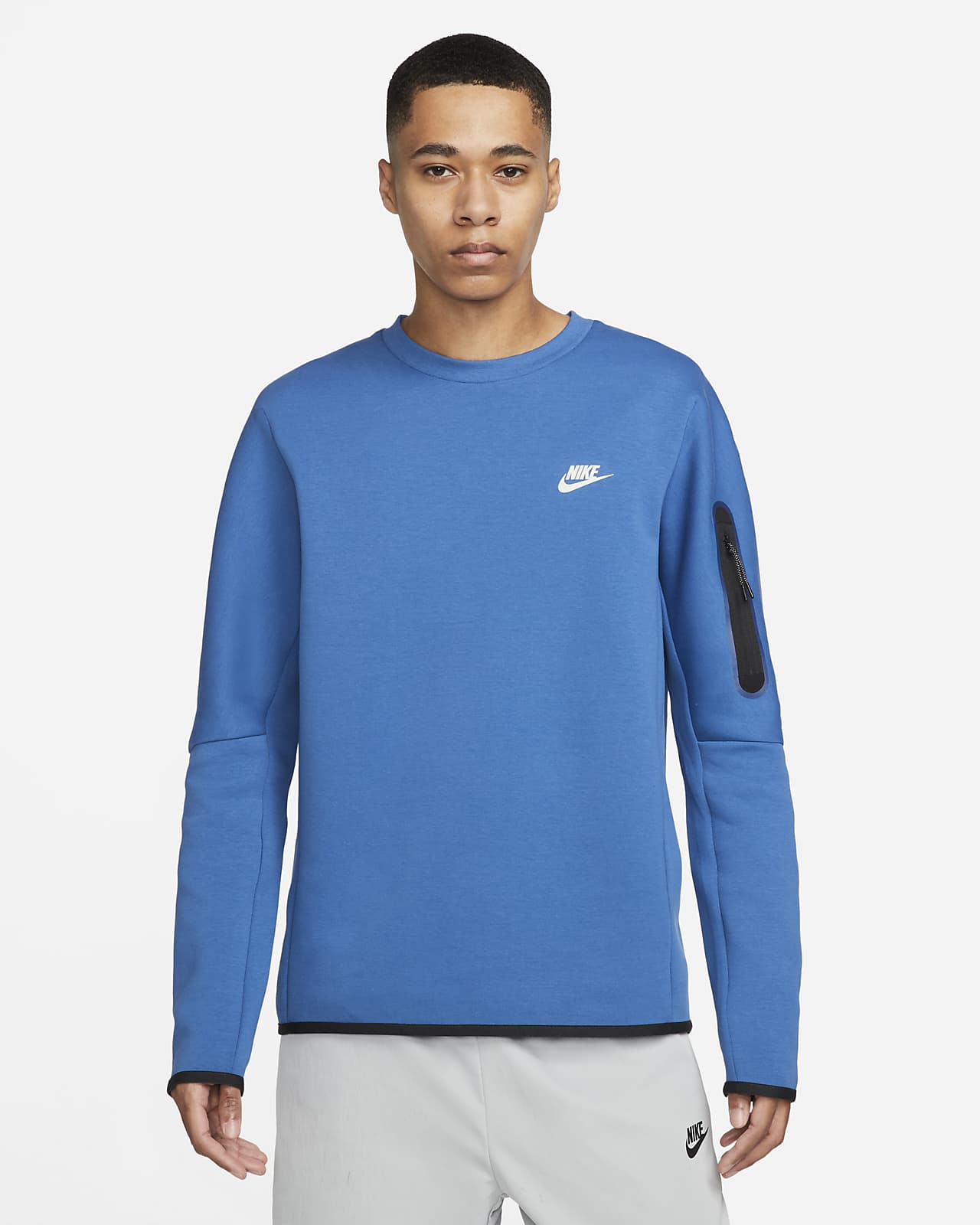 Felpa a girocollo Nike Sportswear Tech Fleece - Uomo. Nike IT