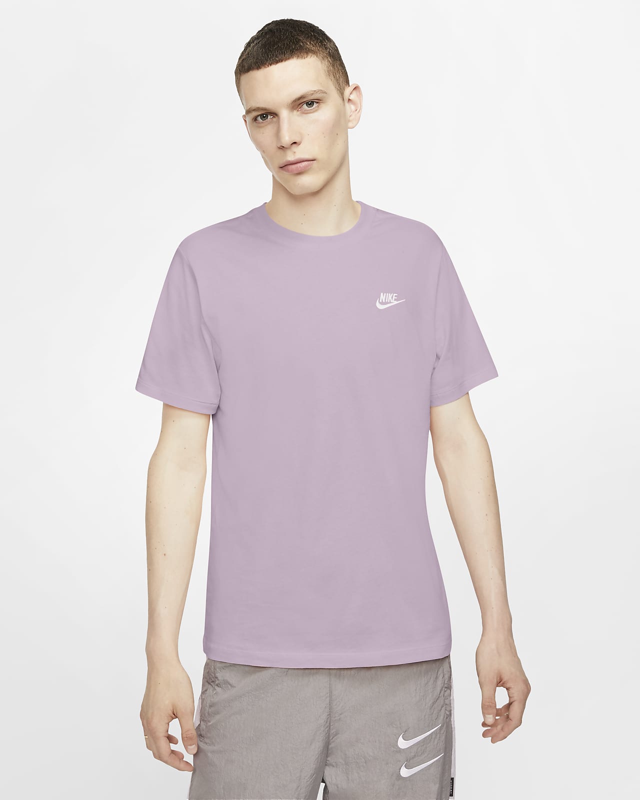 lilac nike shirt