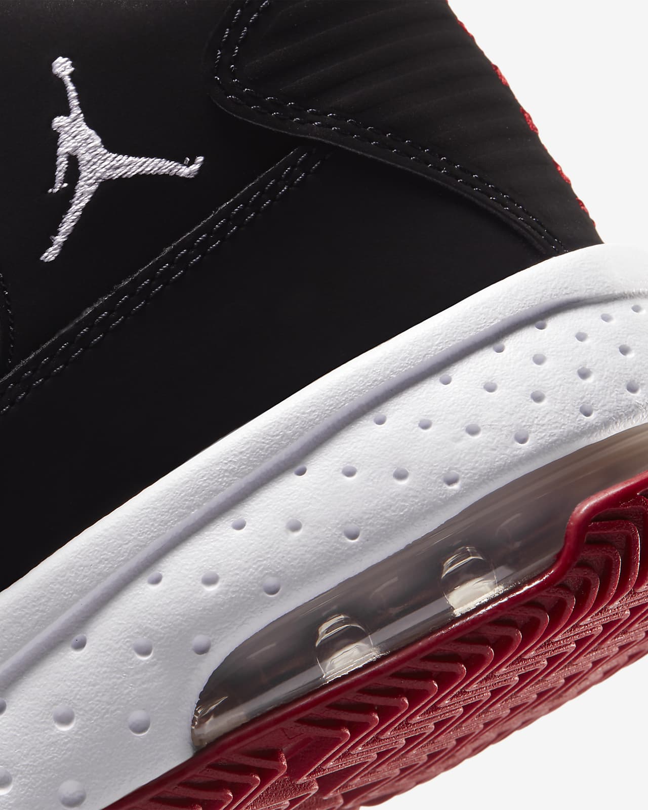 jordan max aura 2 red and black