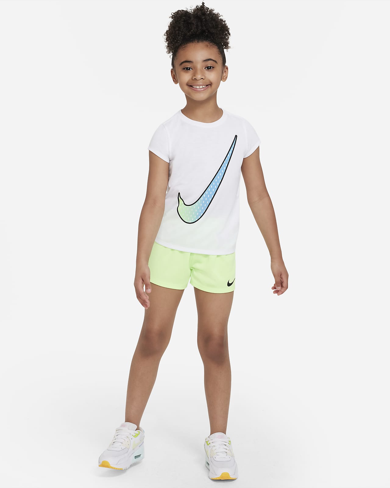 Nike Little Kids' Recycled T-Shirt and Mesh Shorts Set