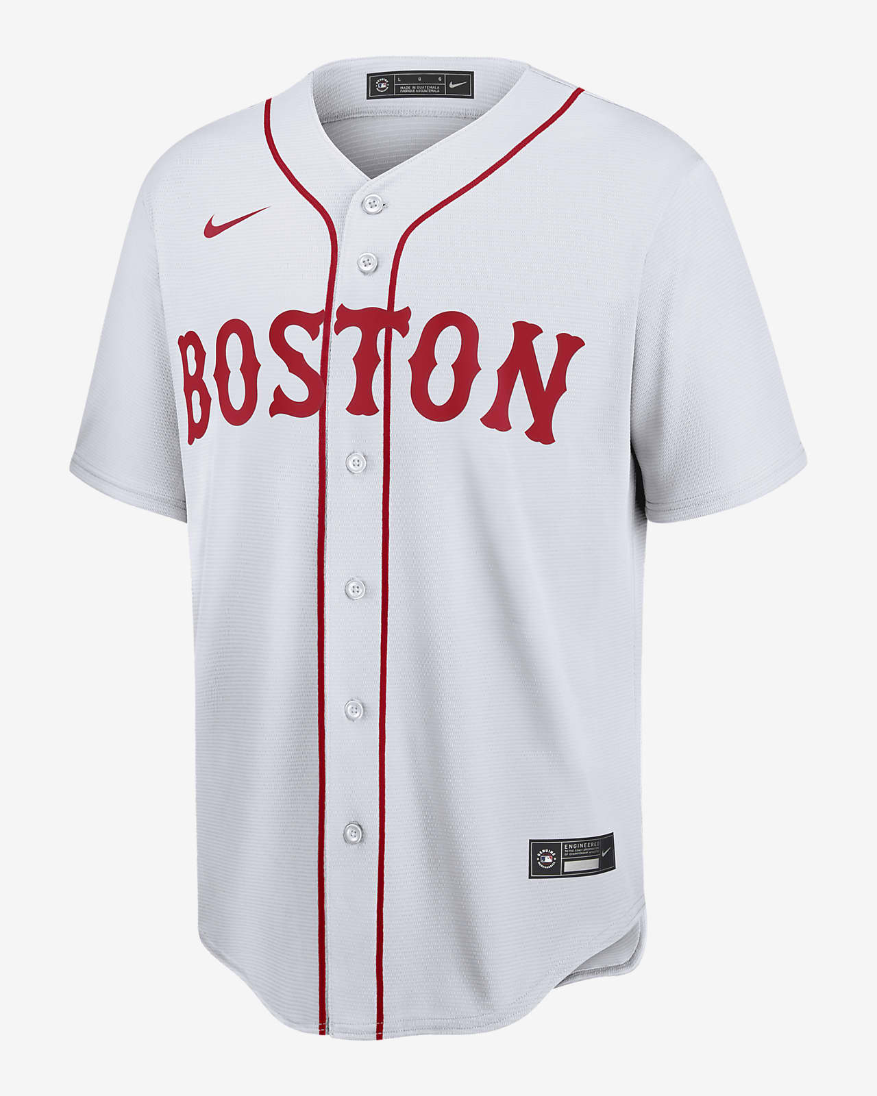 cargando lanzamiento en un día festivo Camiseta de béisbol réplica para hombre MLB Boston Red Sox. Nike.com