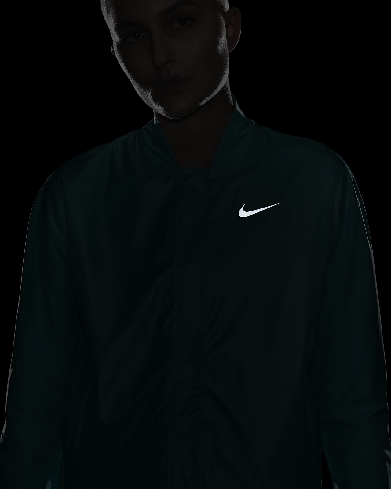 nike swoosh collared shirt