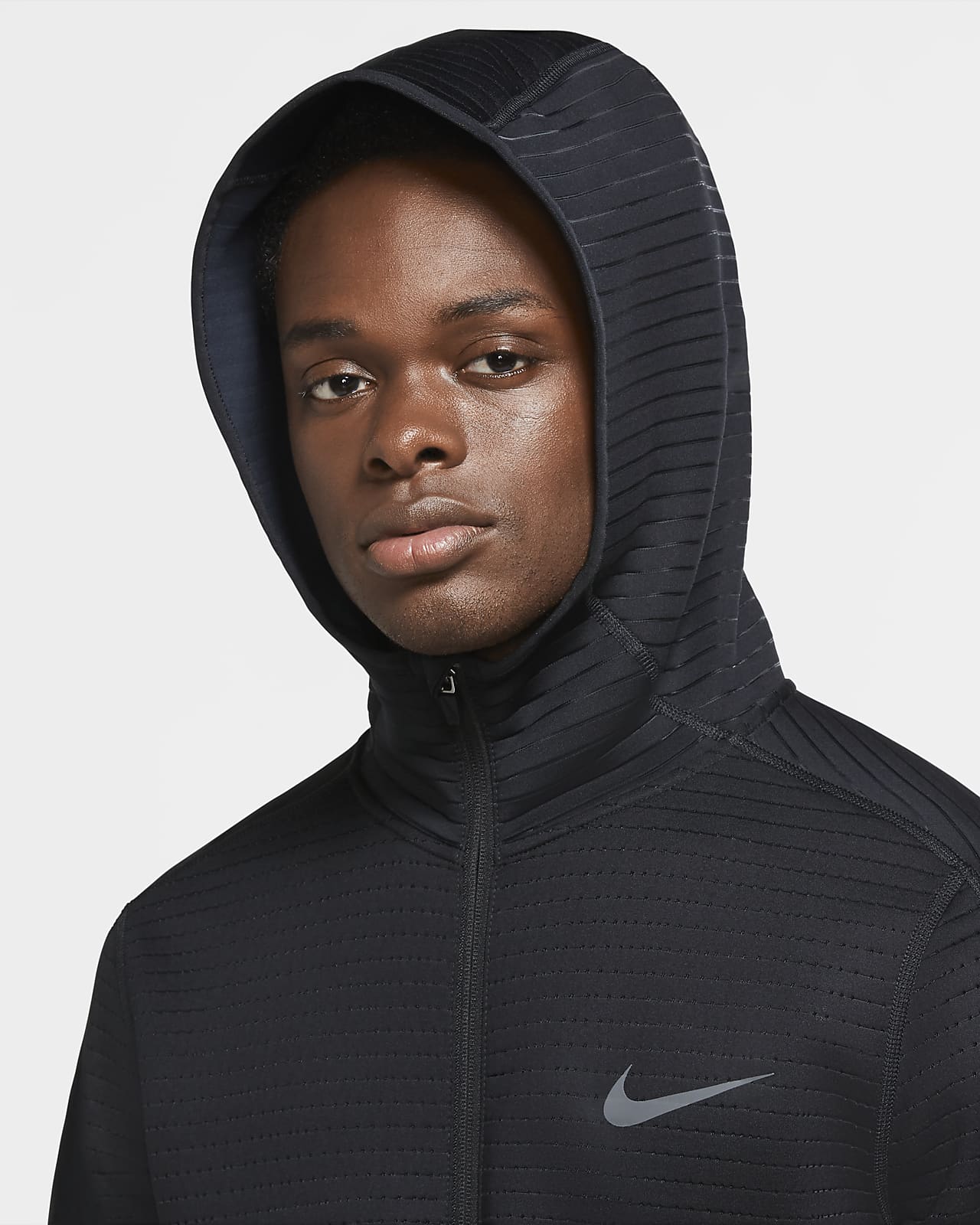 nike hoodie black zip