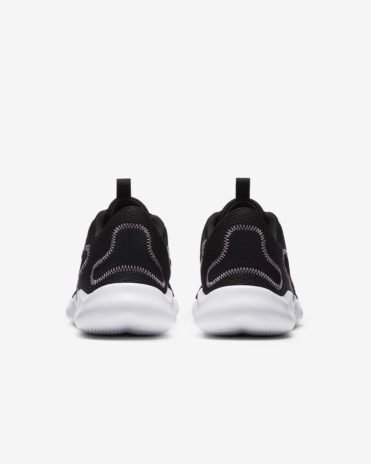 nike running flex experience rn9 sneakers in triple black