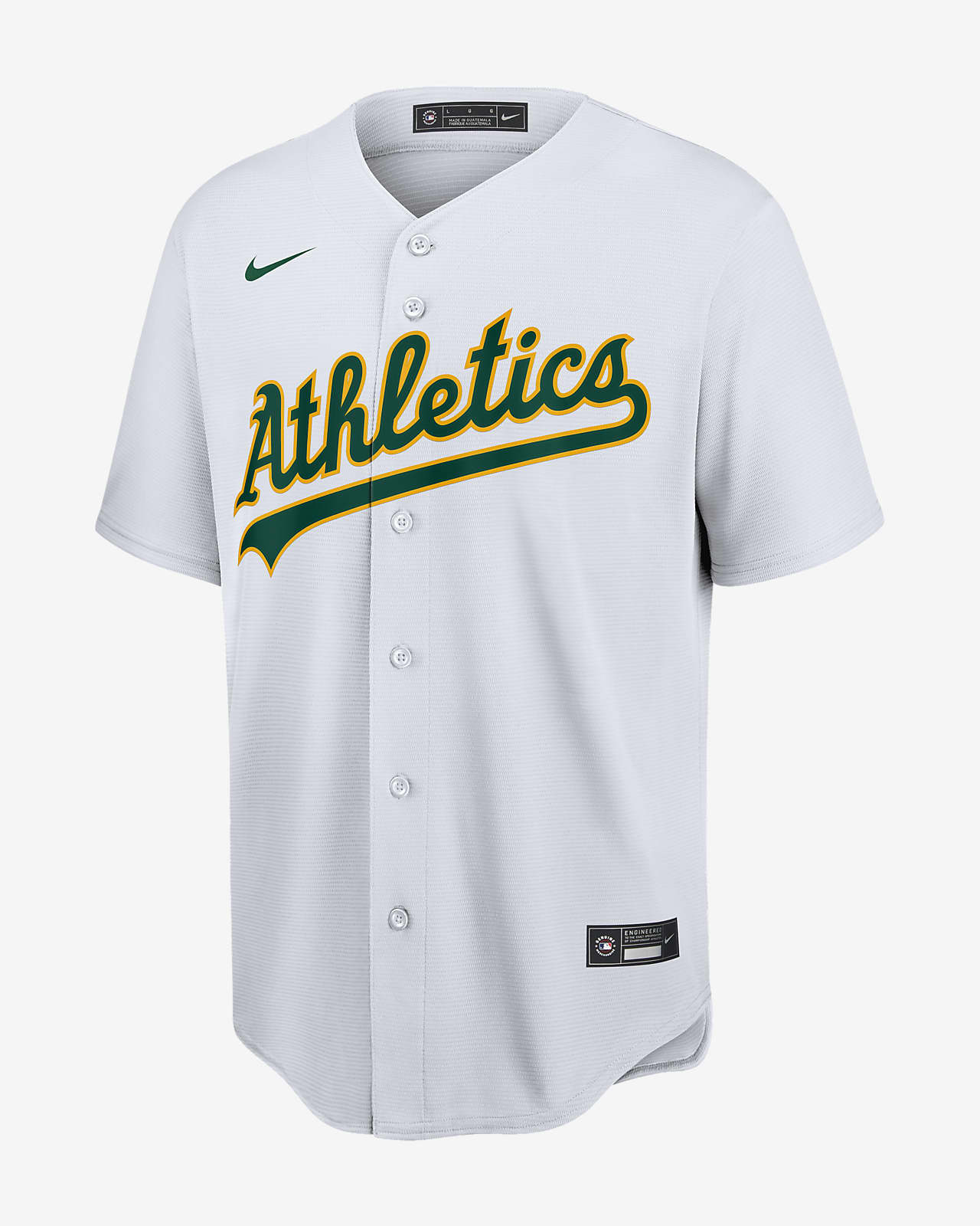 Camiseta de béisbol réplica para hombre MLB Oakland Athletics.