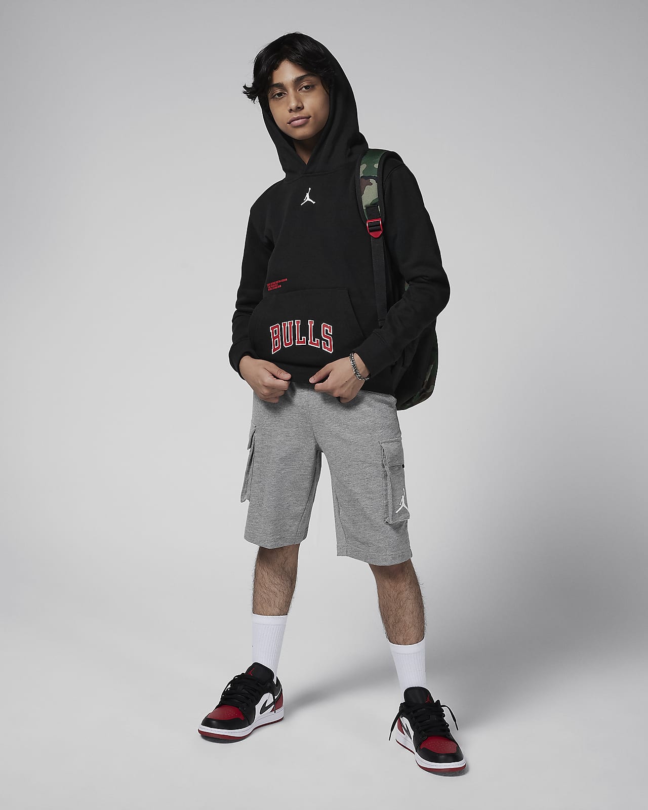 Chicago Bulls Courtside Statement Edition Older Kids' Jordan NBA Fleece  Pullover Hoodie