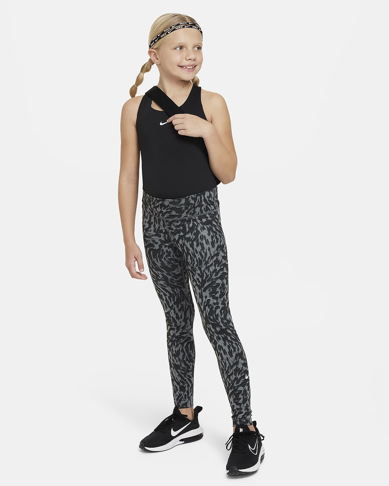 Nike One Older Kids' (Girls') Dri-FIT Leggings. Nike ID