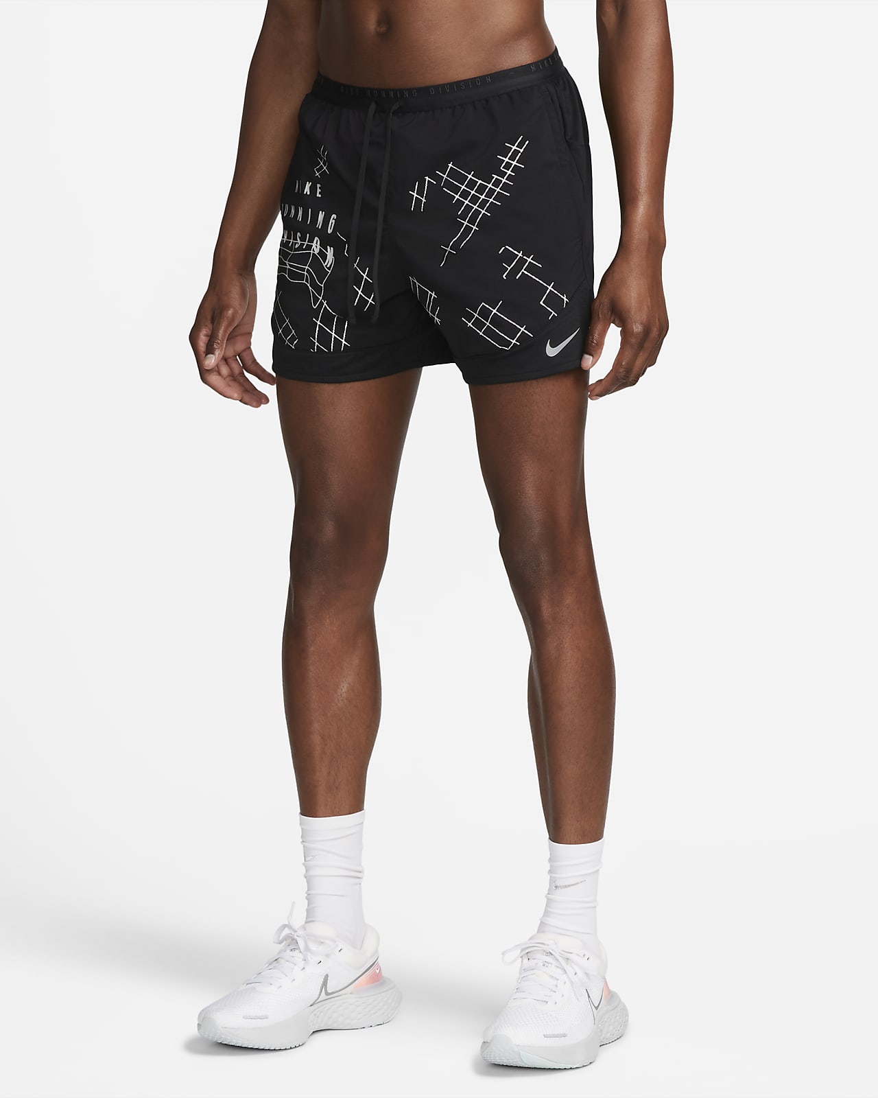 Short de running avec sous-short intégré Nike Dri-FIT Stride Run Division 13 cm pour homme