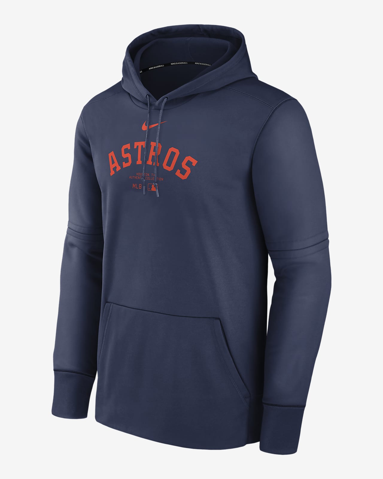 Houston Astros Authentic Collection Practice Men's Nike Therma MLB Pullover  Hoodie.