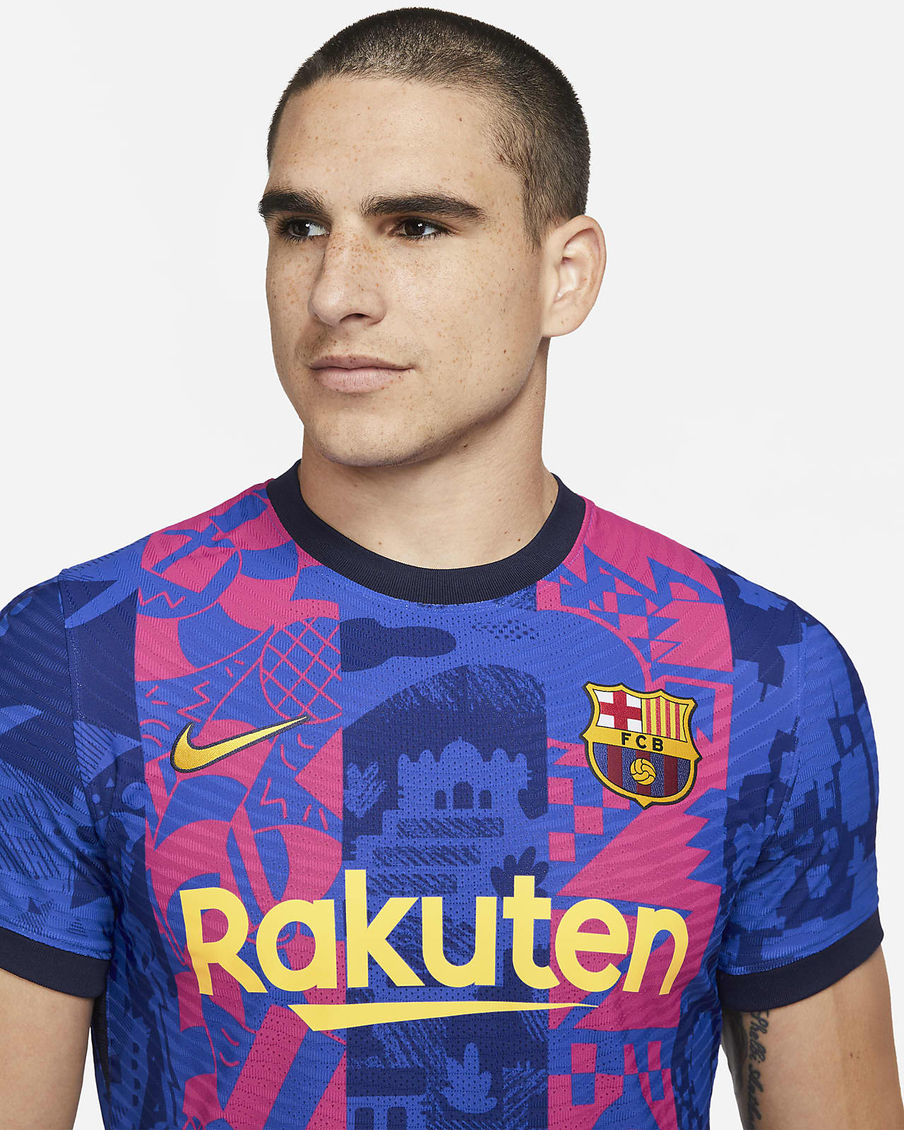 Barcelona 2021/22 Match Third Men's Nike ADV Football Shirt. Nike LU