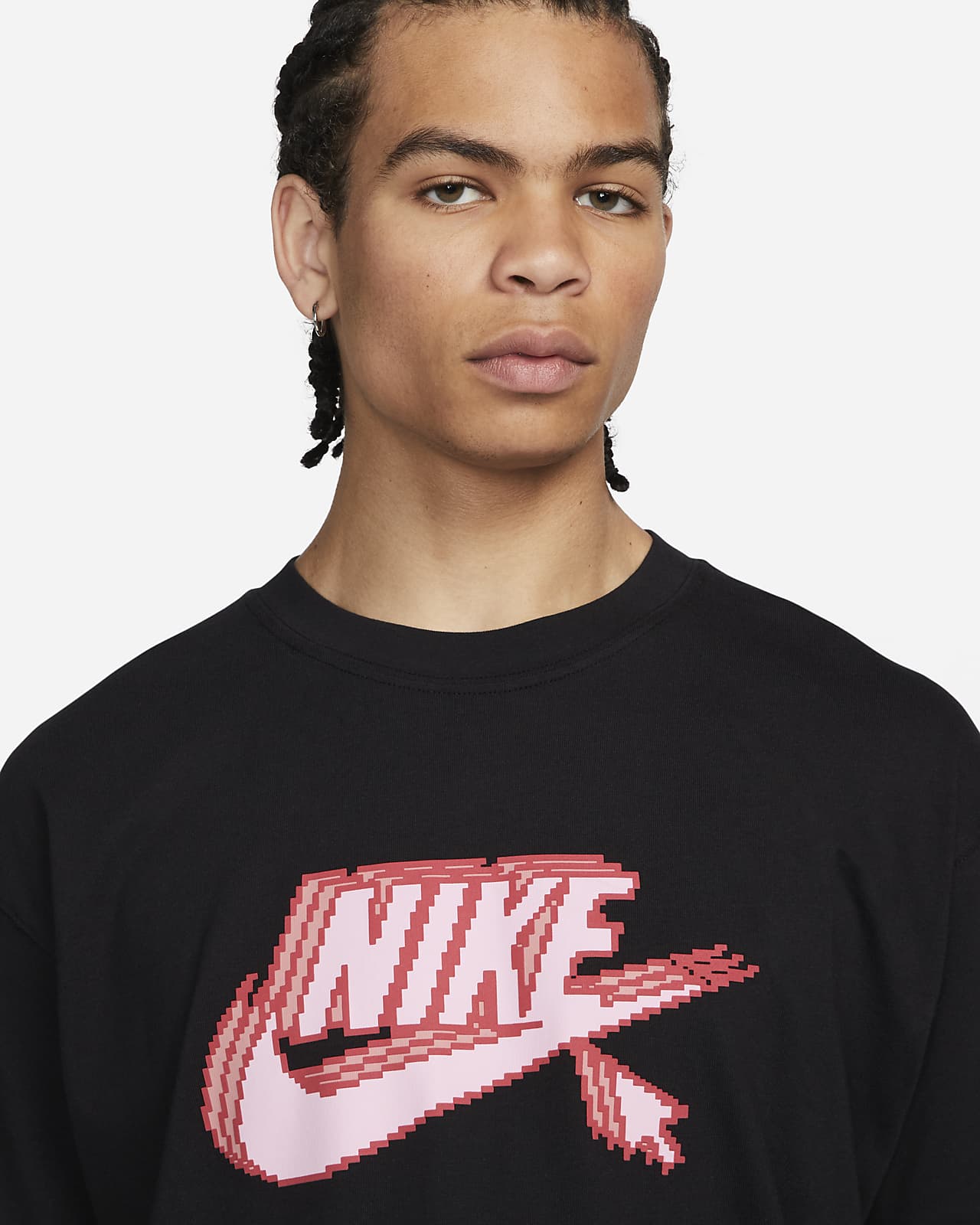 Nike Men's Sportswear T-Shirt Black/Red