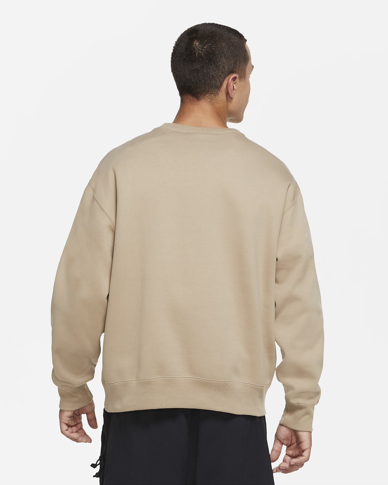 tan nike crewneck sweatshirt