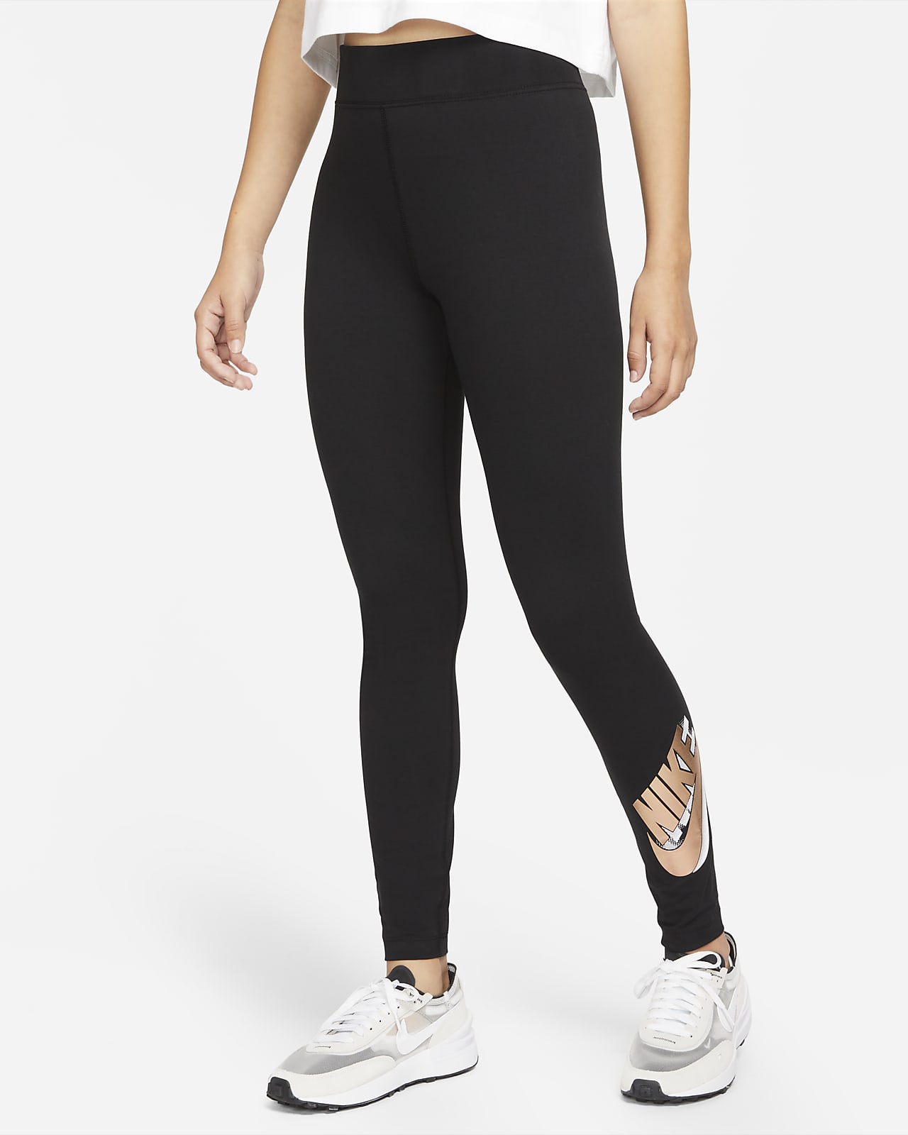 High-Waisted Printed Leggings. Nike NL