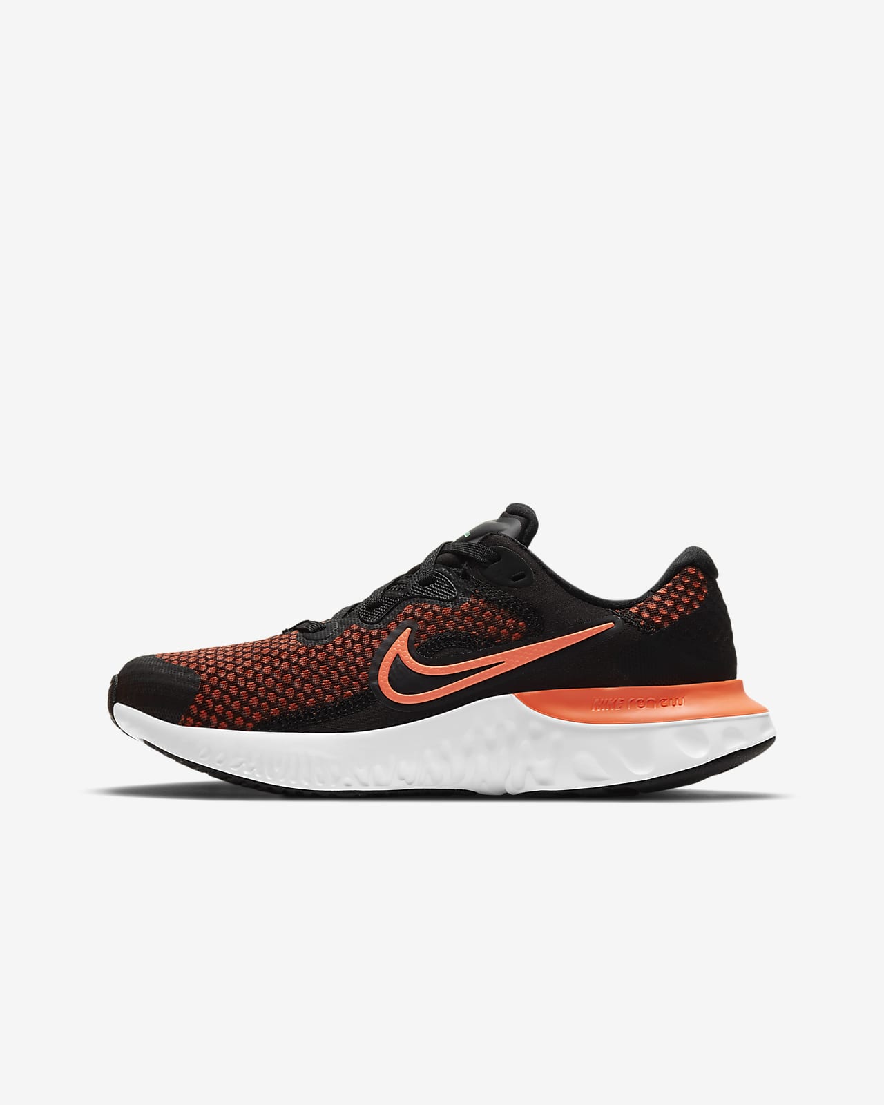 nike renew black and orange