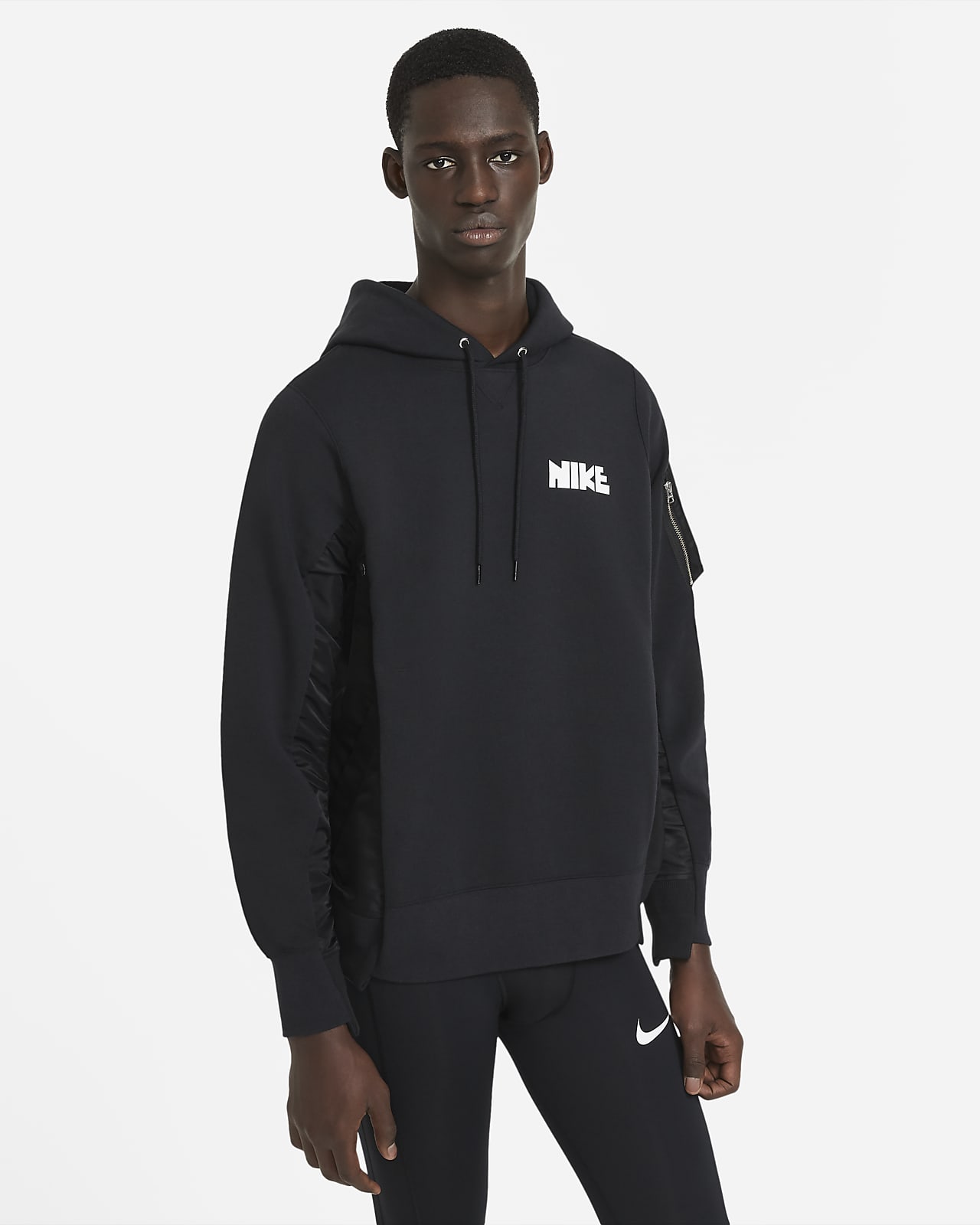 XL ナイキ x sacai NIKE x SACAI Hoodie Blackメンズ