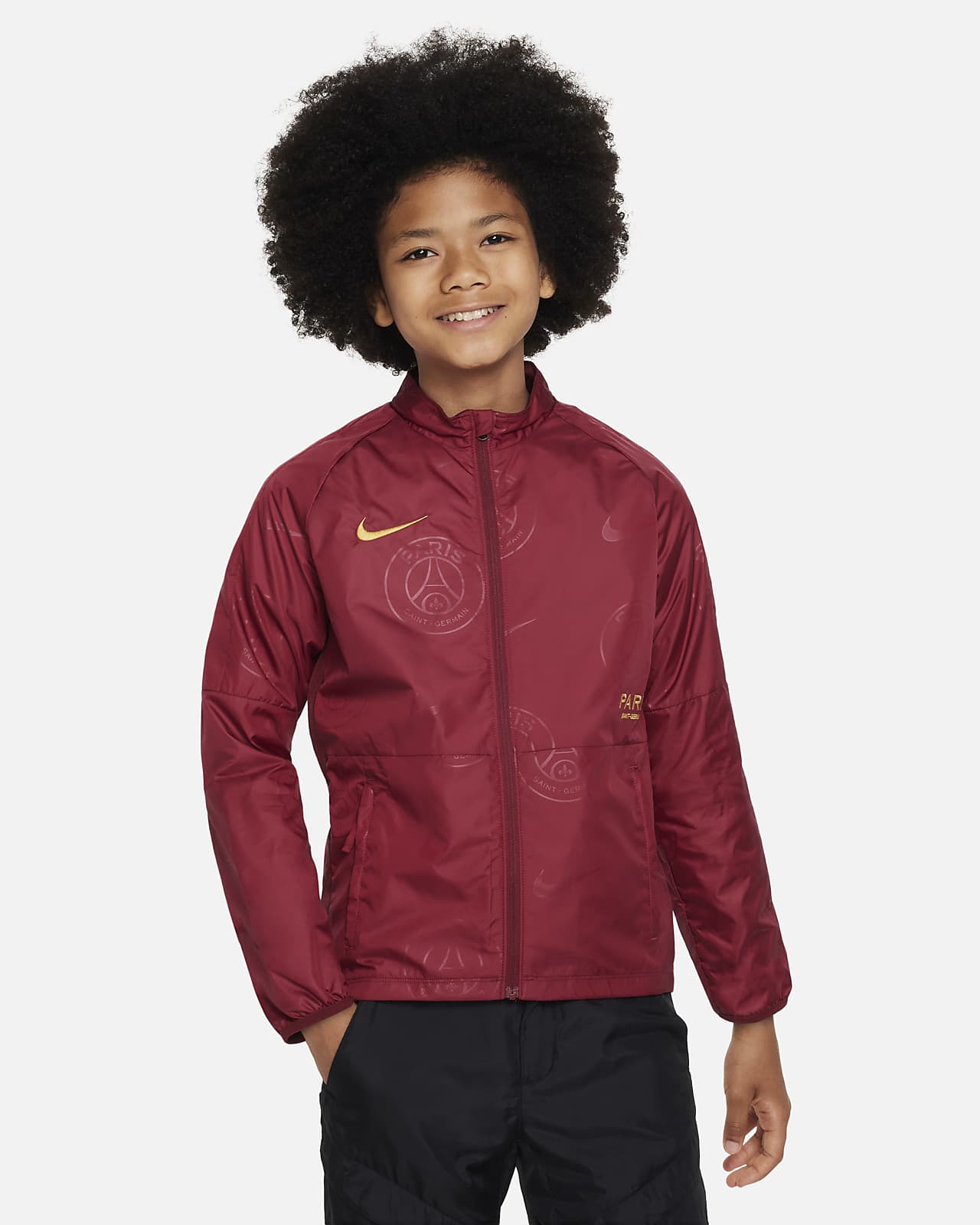 bosque postura violación Paris Saint-Germain Academy AWF Older Kids' Nike Football Graphic Jacket.  Nike LU