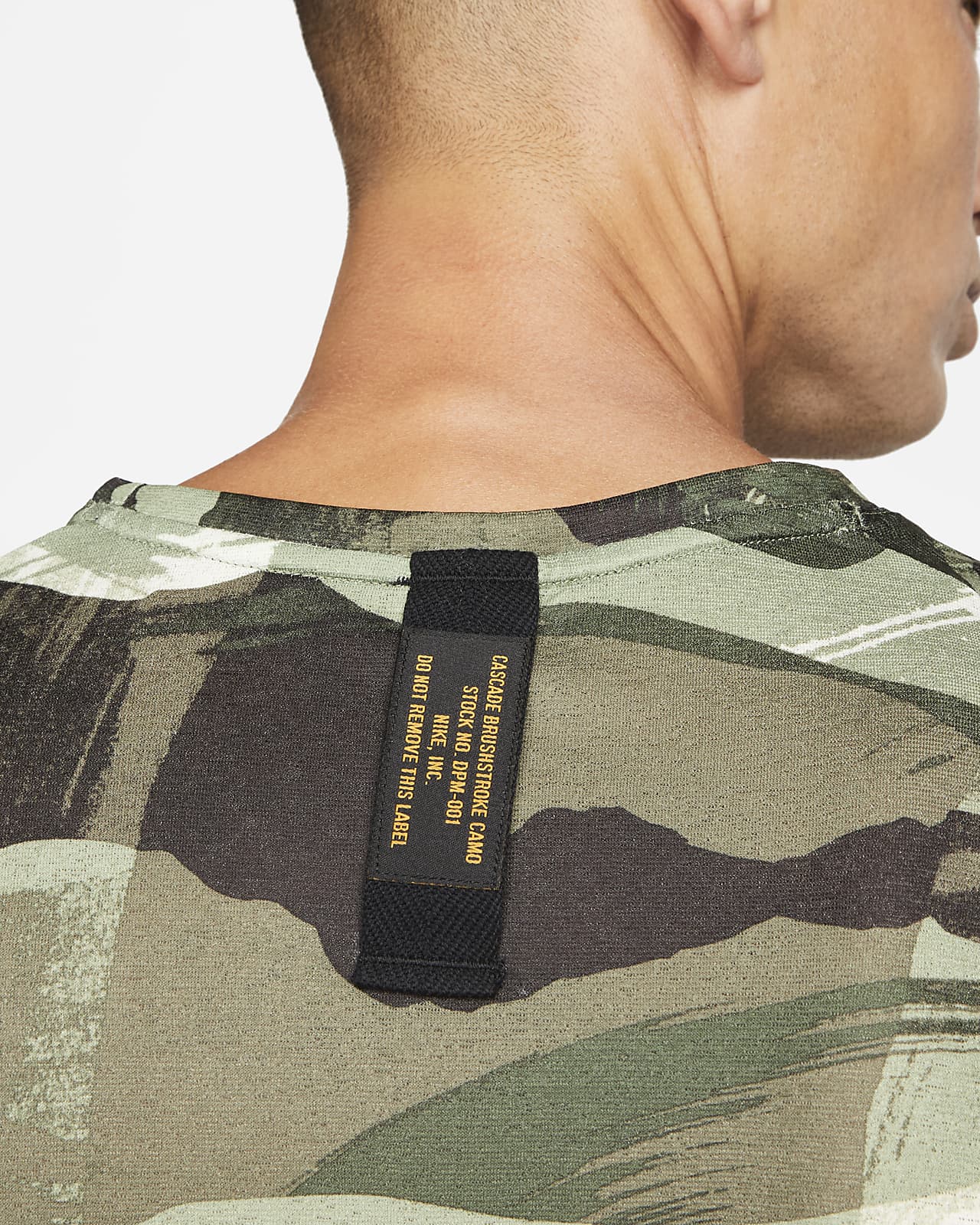 Nike Dri-FIT Miler Men's Short-Sleeve Camo Top. Nike.com