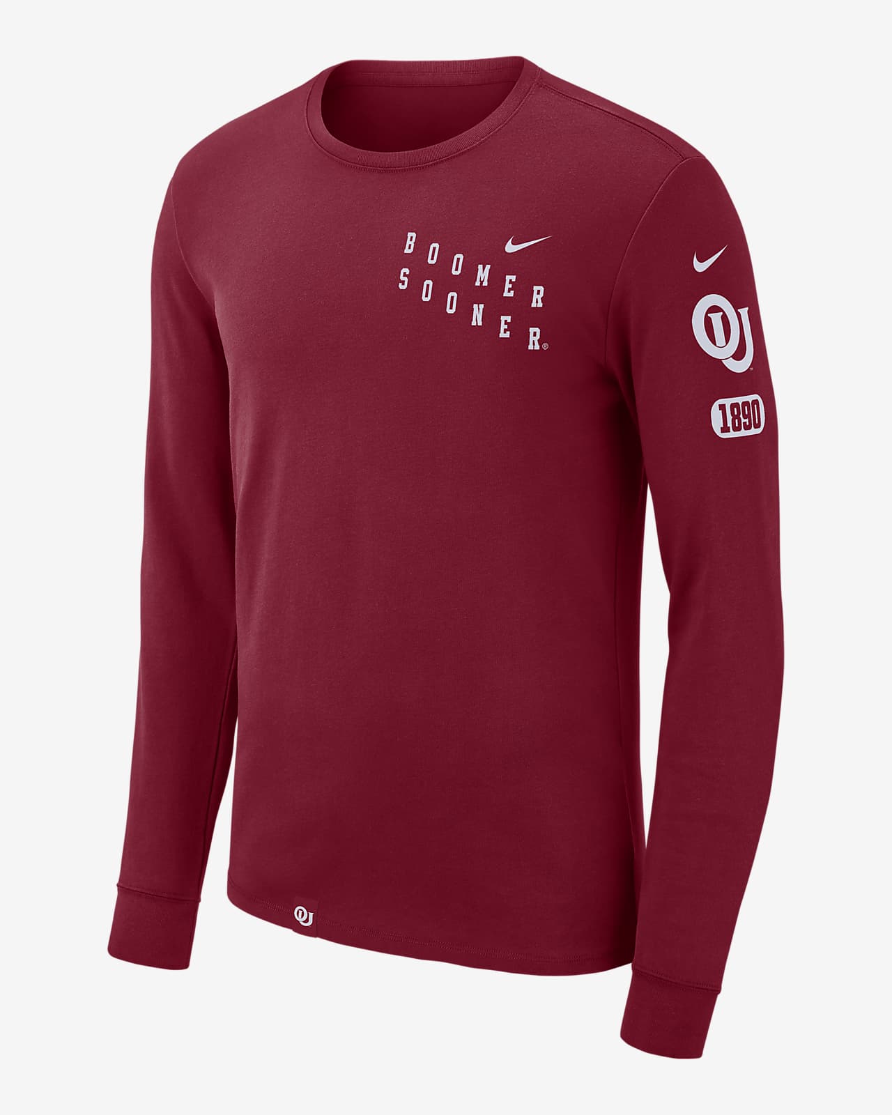 a lo largo lista Lima Oklahoma Men's Nike College Long-Sleeve T-Shirt. Nike.com