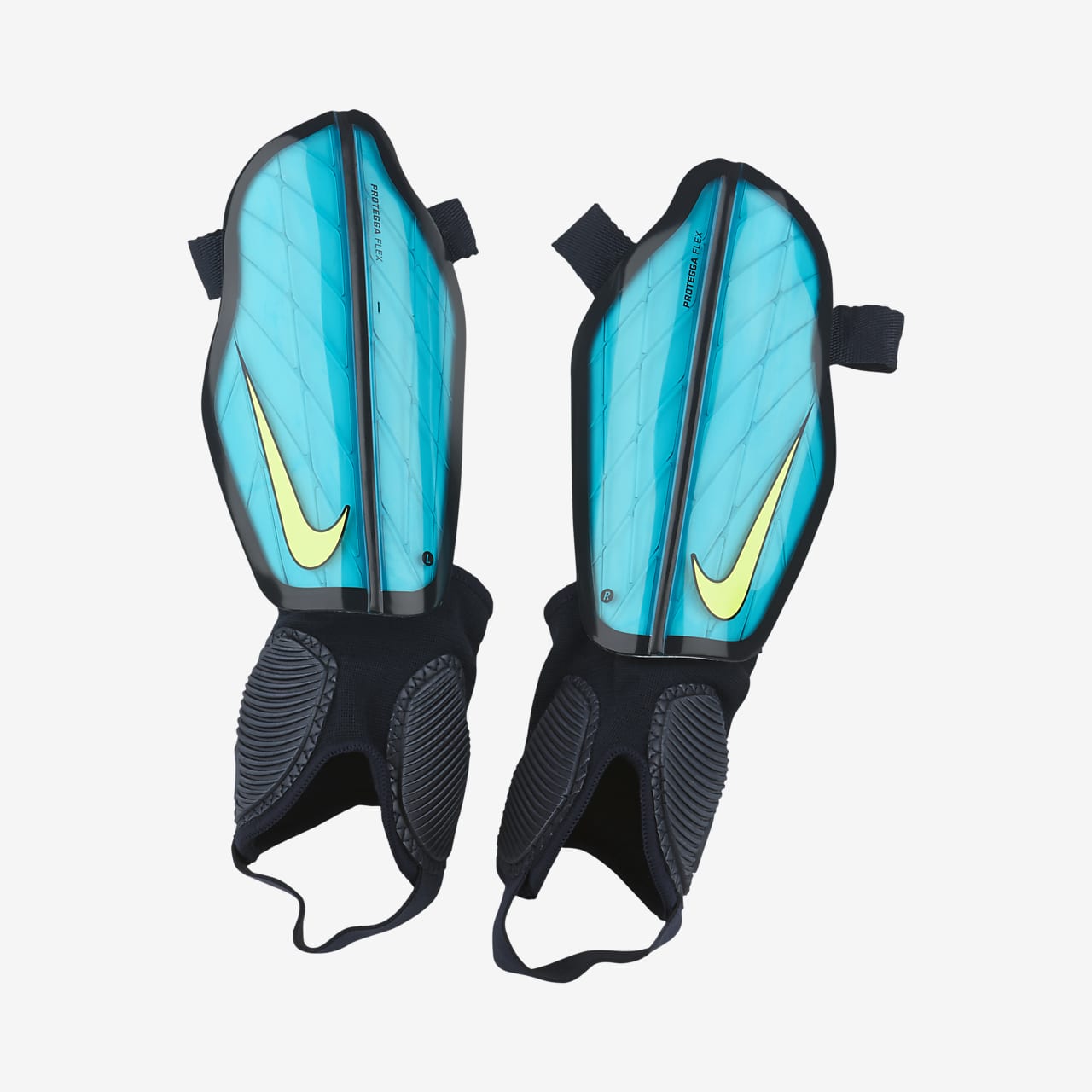 Nike Protegga Flex Soccer Shin Guards.