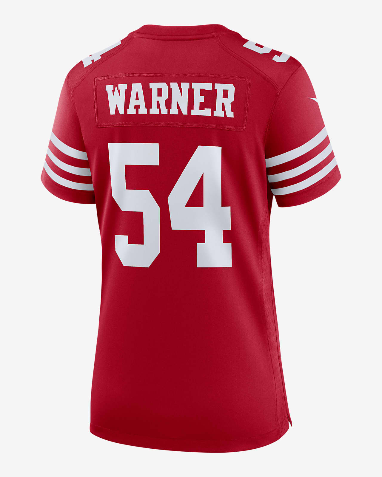 NFL San Francisco 49ers (Fred Warner) Women's Game Football Jersey