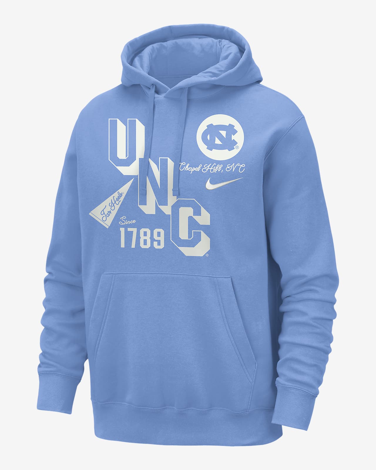 UNC Club Men's Nike College Hoodie
